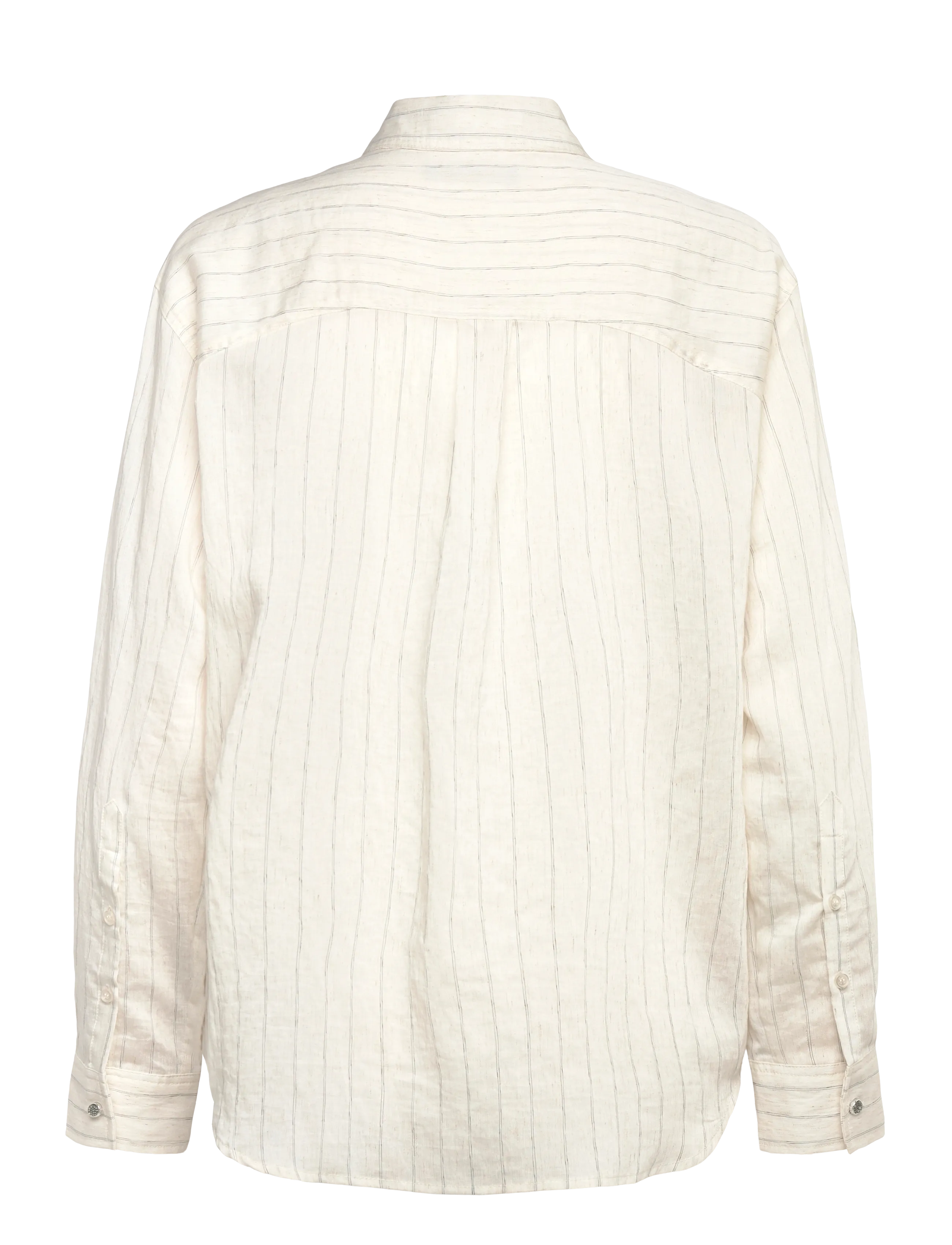Bruuns Bazaar - CoccoBBAgatah shirt - chemises à manches longues - snow white with black stripe - 1