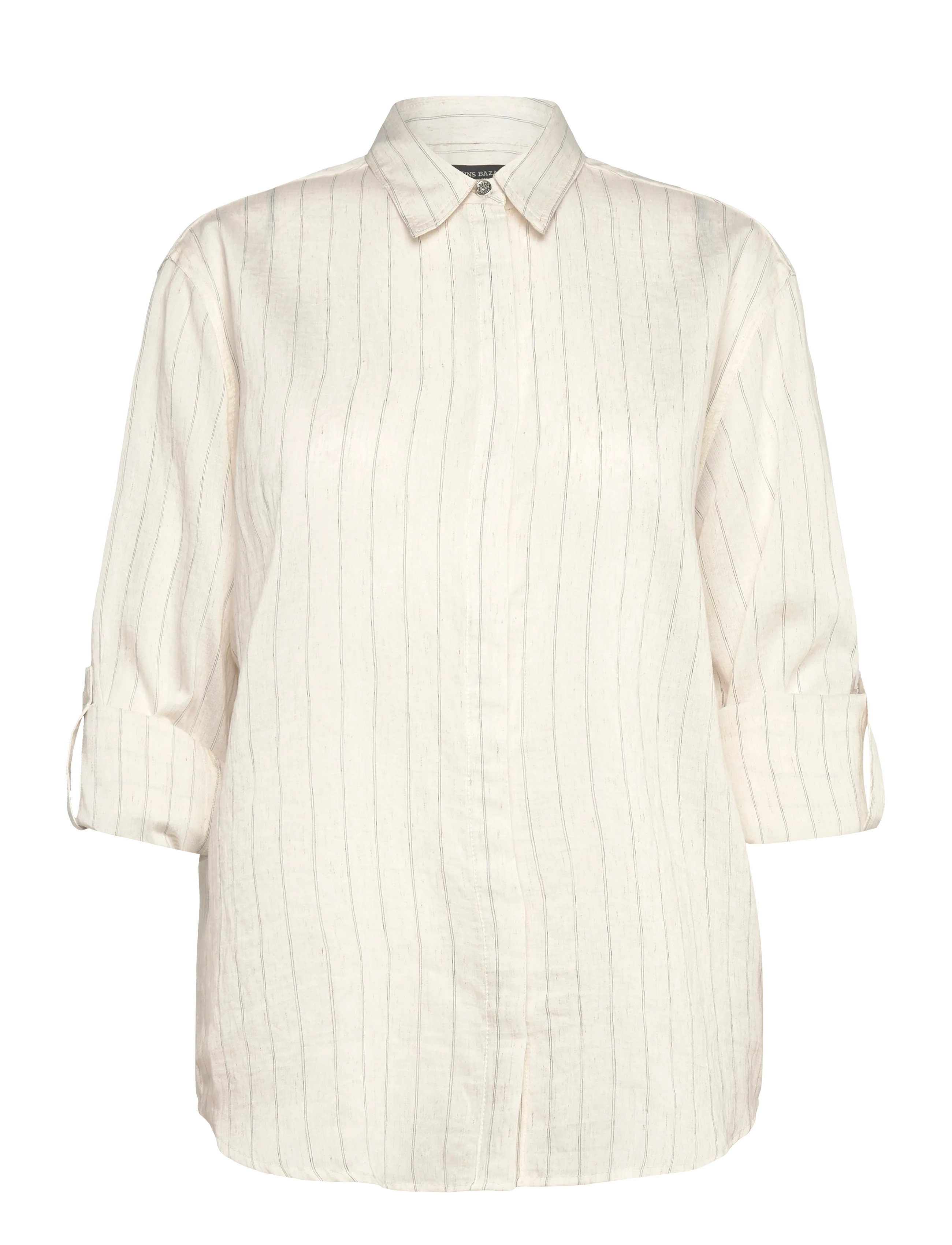 Bruuns Bazaar - CoccoBBAgatah shirt - chemises à manches longues - snow white with black stripe - 2