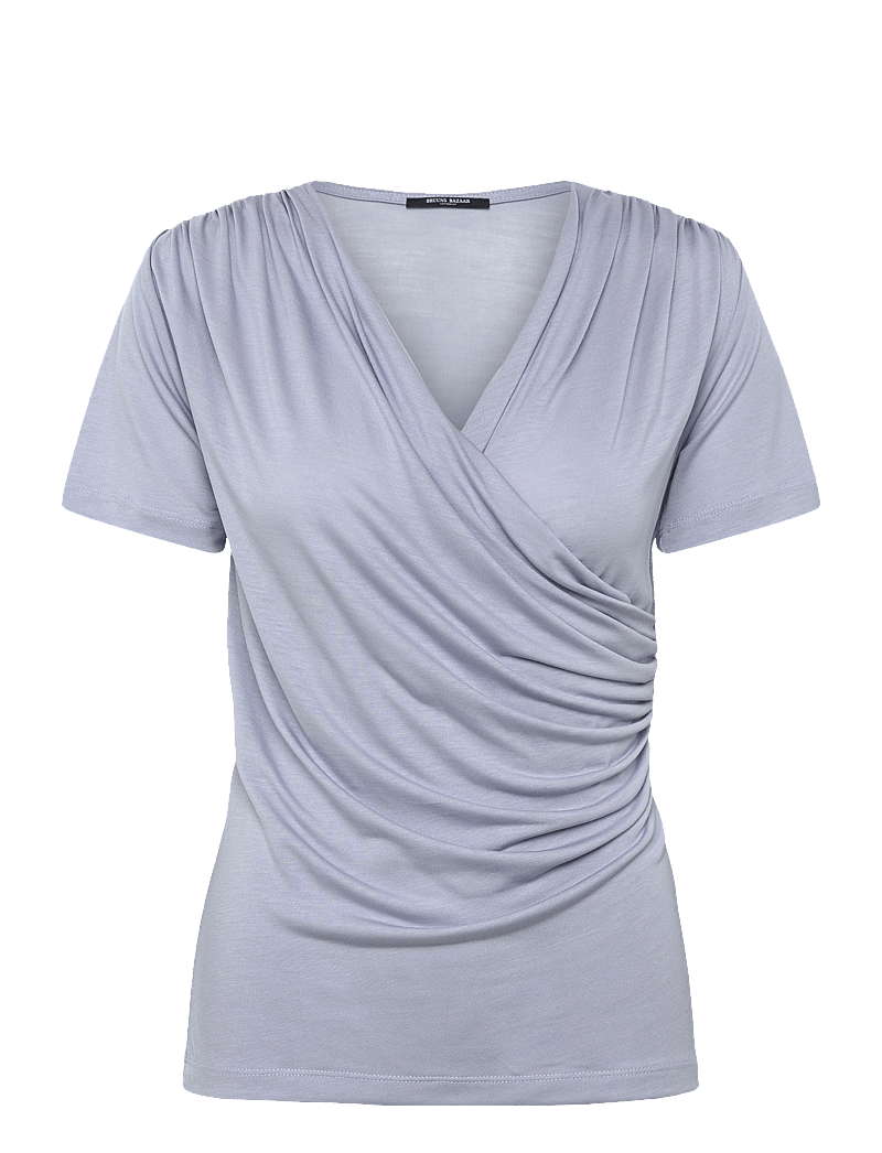 Bruuns Bazaar - KatkaBBSynvita top - t-shirts - eventide blue - 1