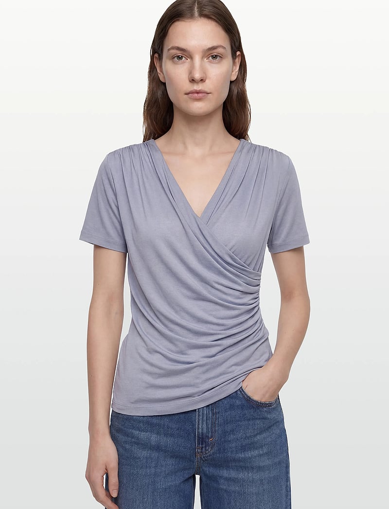 Bruuns Bazaar - KatkaBBSynvita top - t-shirts - eventide blue - 3
