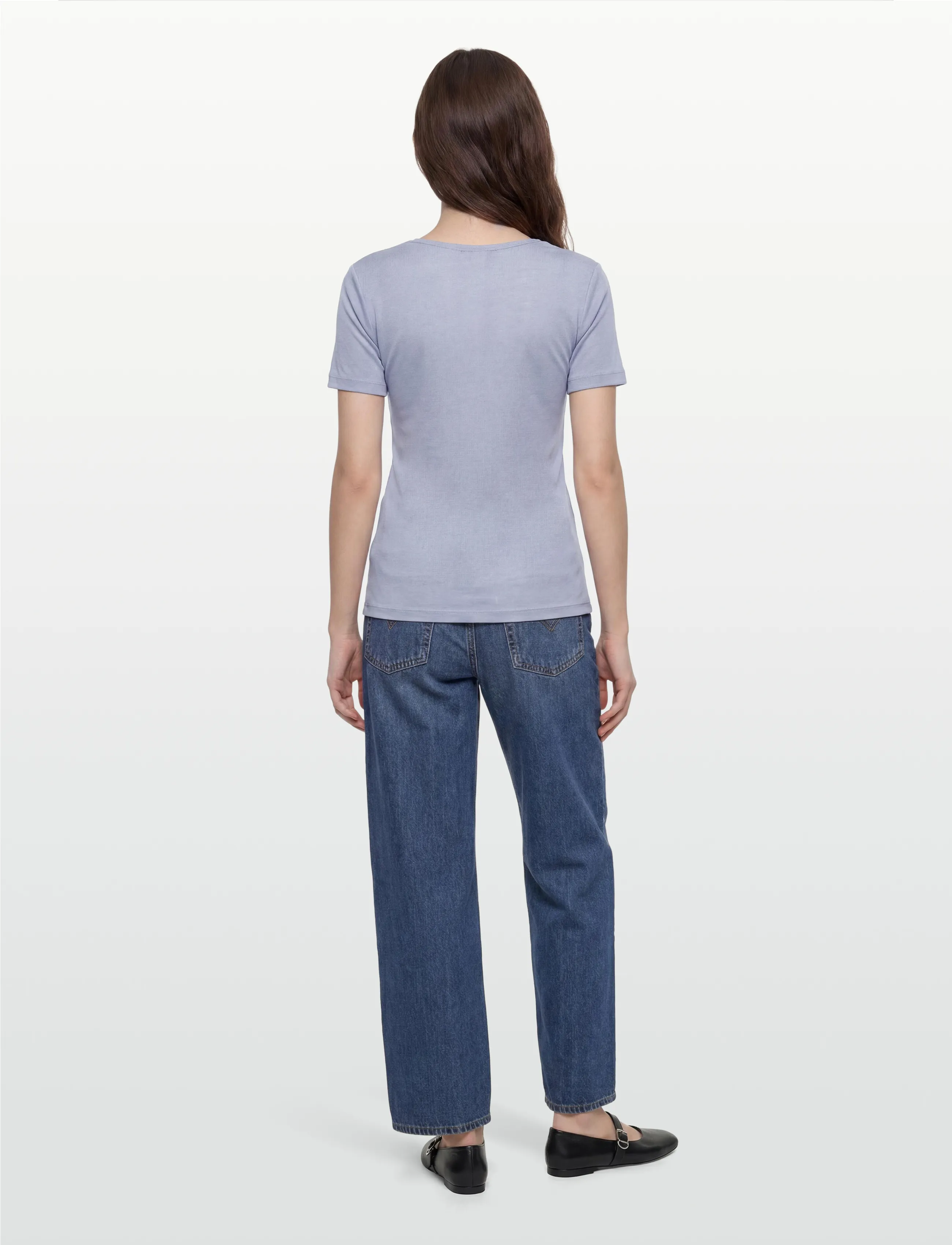 Bruuns Bazaar - KatkaBBSynvita top - t-shirts - eventide blue - 4