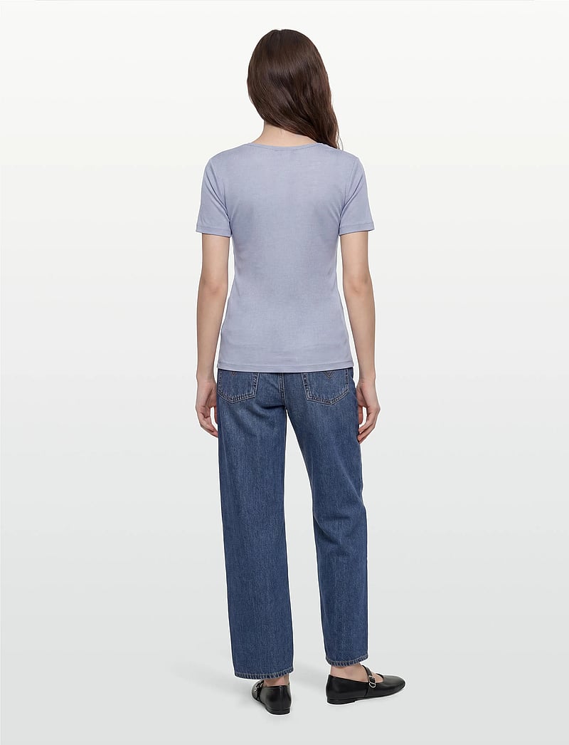 Bruuns Bazaar - KatkaBBSynvita top - t-shirts - eventide blue - 4