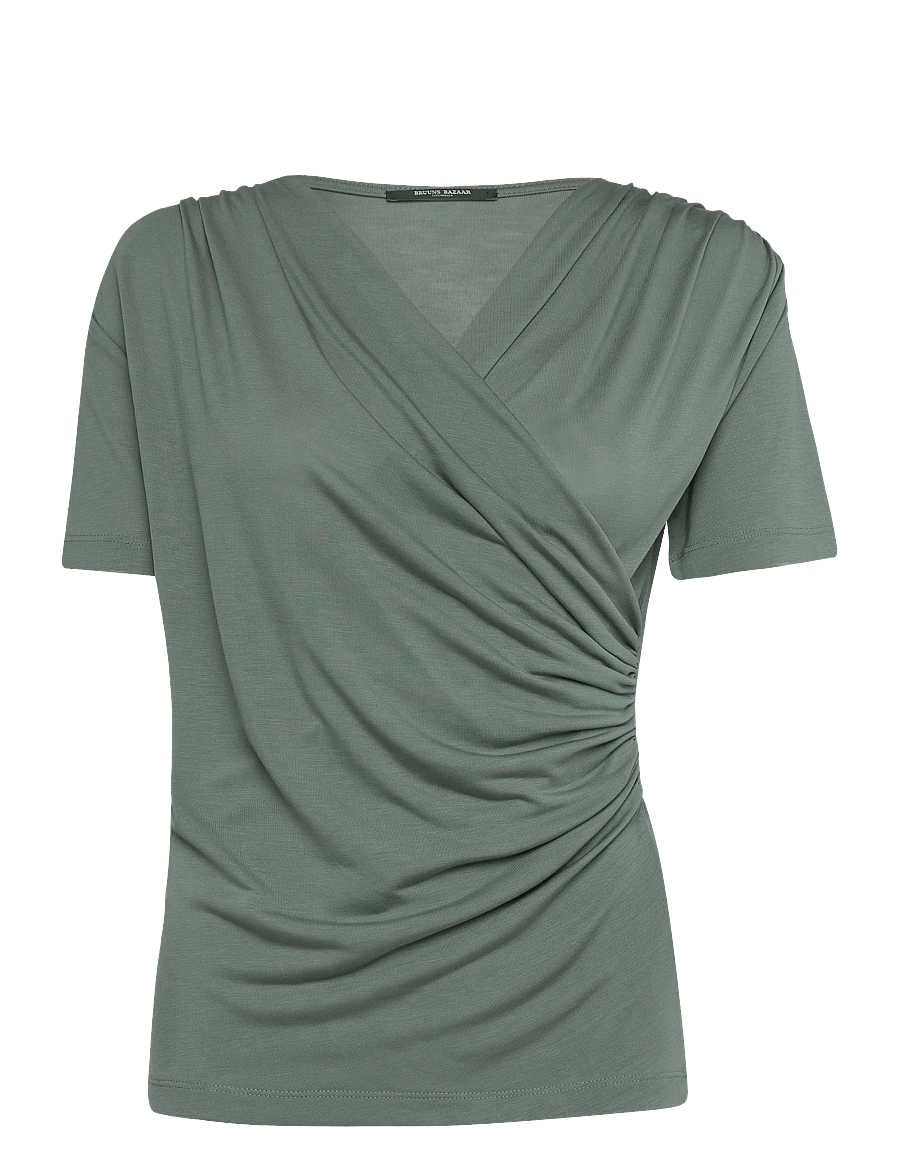 Bruuns Bazaar - KatkaBBSynvita top - t-shirts - sweet green - 0