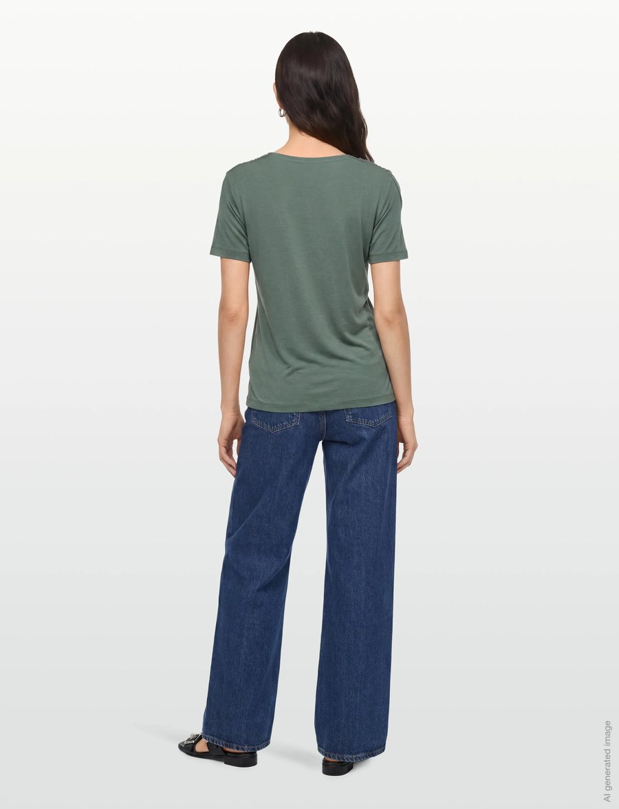Bruuns Bazaar - KatkaBBSynvita - t-shirts - sweet green - 4
