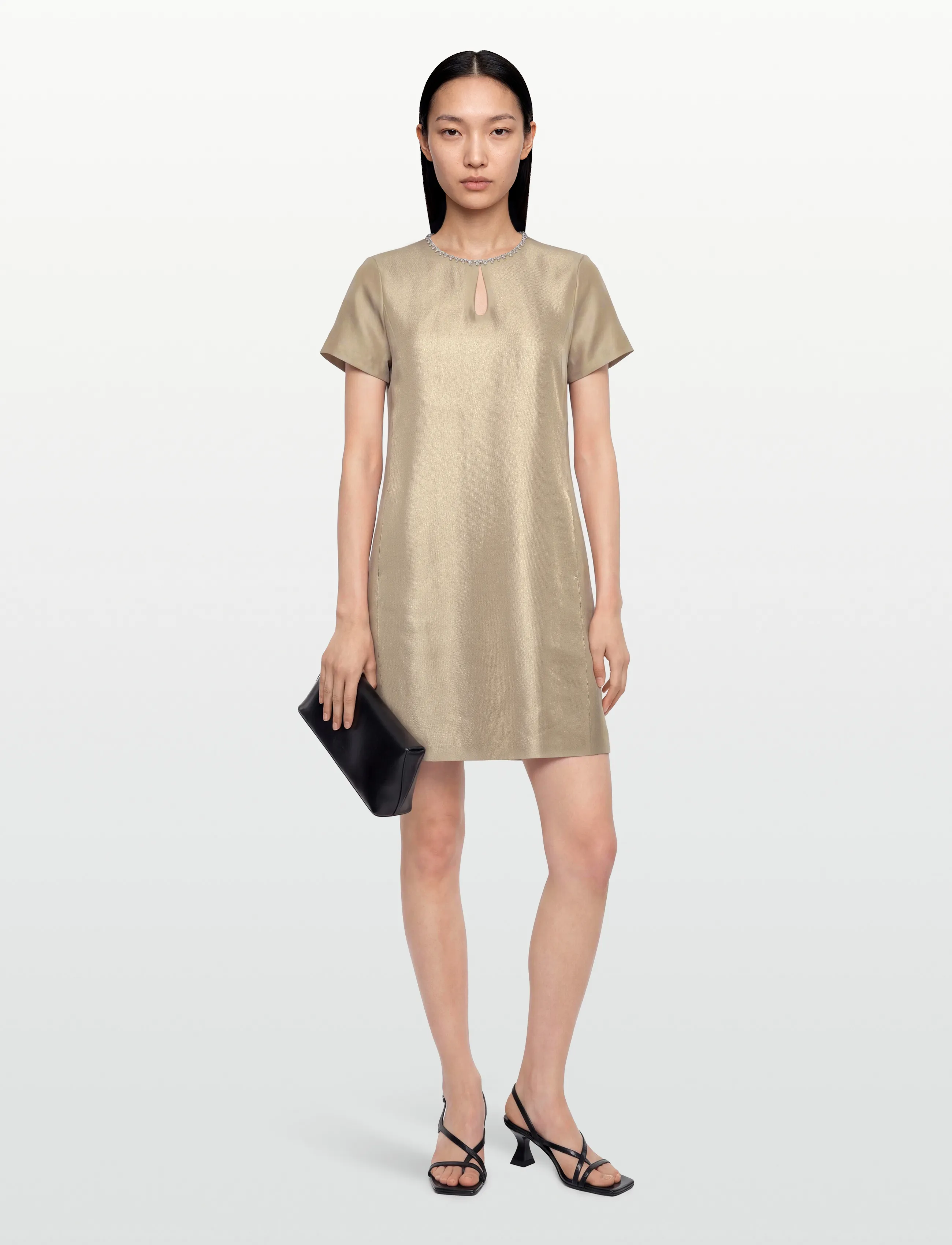 Bruuns Bazaar WettiniaBBVinna dress - Cocktailkjoler - GOLDEN SAND / beige