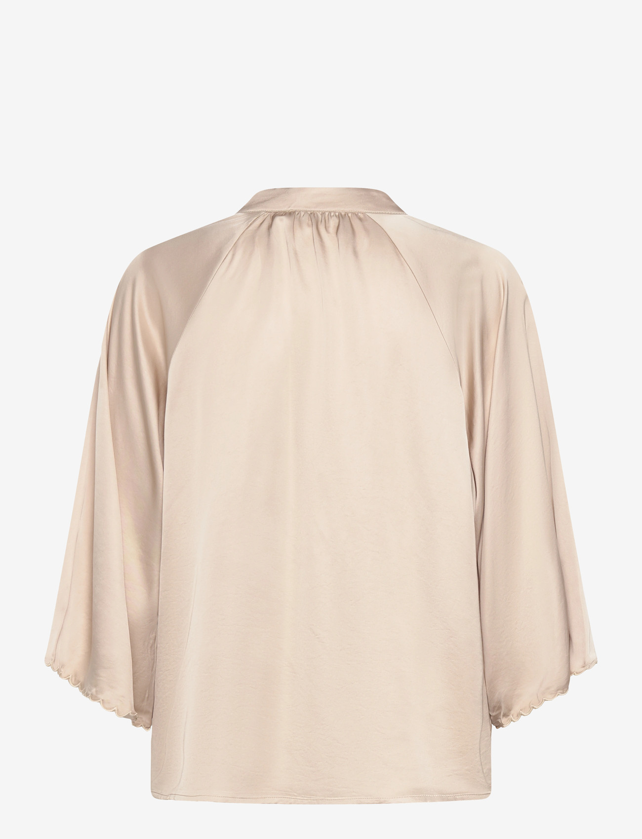 Bruuns Bazaar - WeckiaBBWinny blouse - langærmede bluser - beige - 1