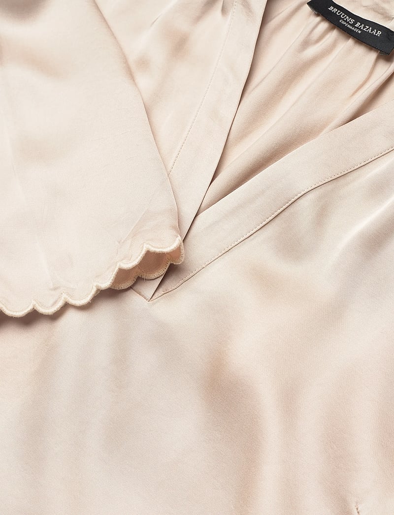 Bruuns Bazaar - WeckiaBBWinny blouse - langærmede bluser - beige - 2