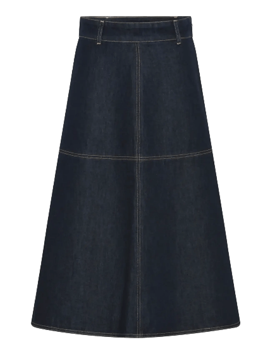 Bruuns Bazaar - ChambraBBImma skirt - jeansröcke - denim blue - 1