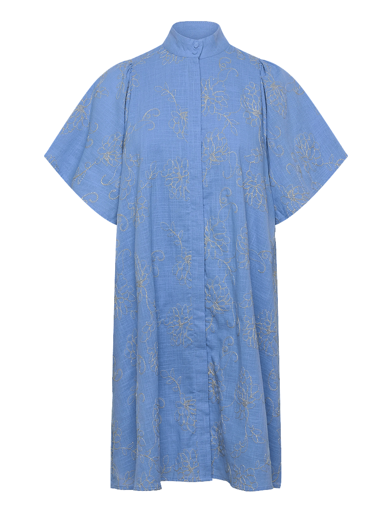 Bruuns Bazaar - AcrocomiaBBPhilly dress - cocktailklänningar - blue - 0