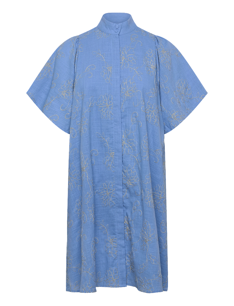 Bruuns Bazaar - AcrocomiaBBPhilly dress - kokteilkjólar - blue - 0