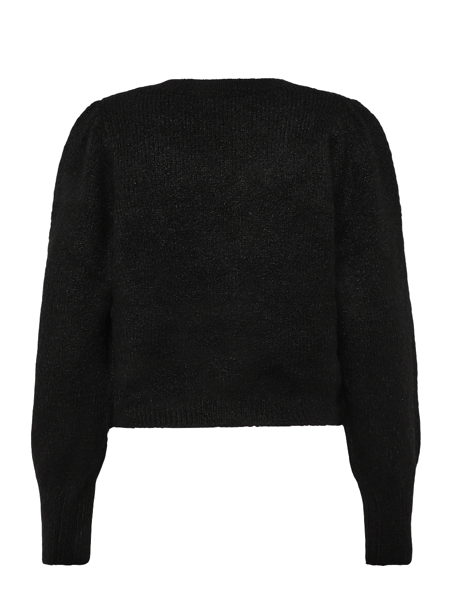 Bruuns Bazaar - SyringabrushedBBKrista knit cardiga - black - 1