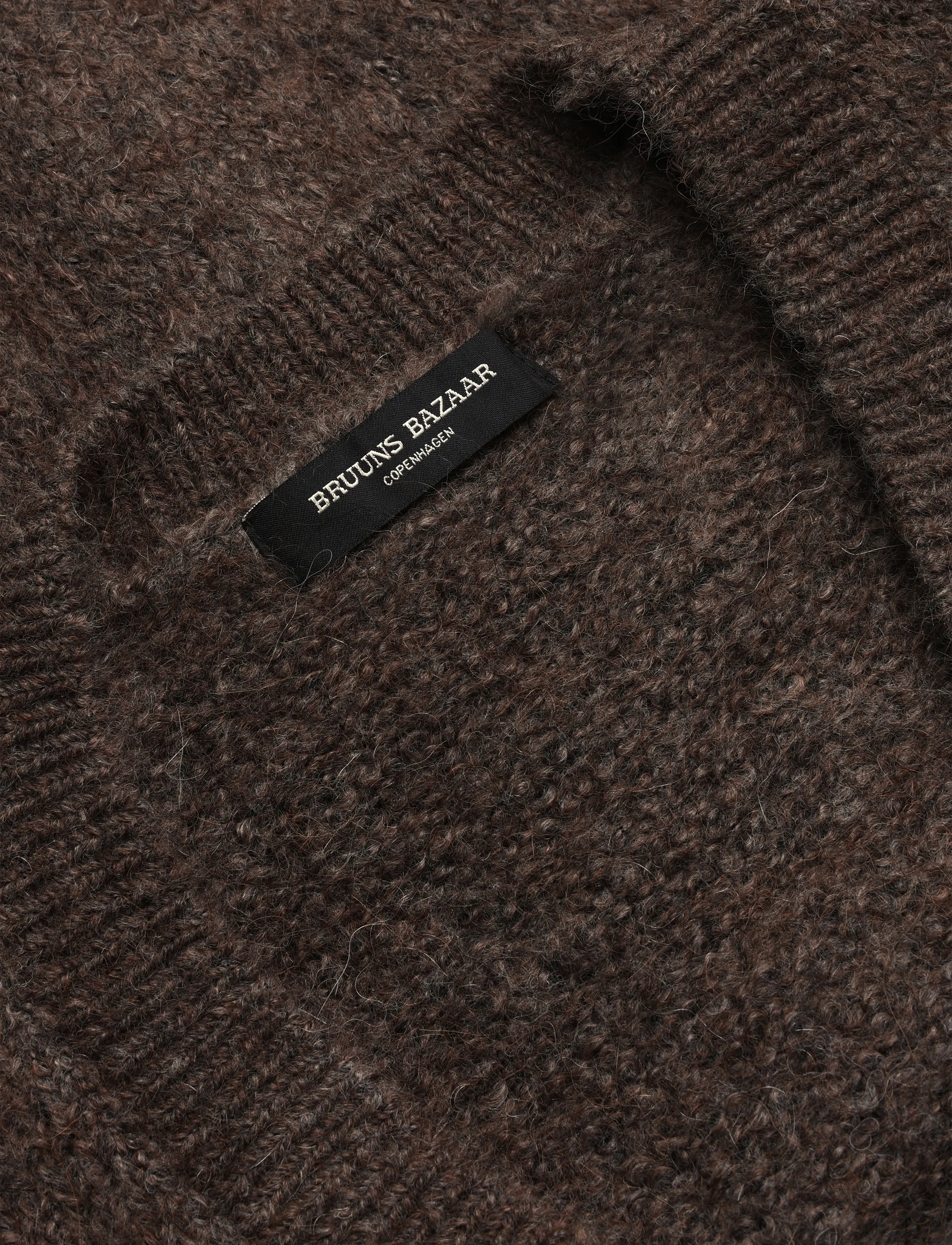 Bruuns Bazaar - SyringabrushedBBKrista knit cardiga - kardiganid - dark brown - 2