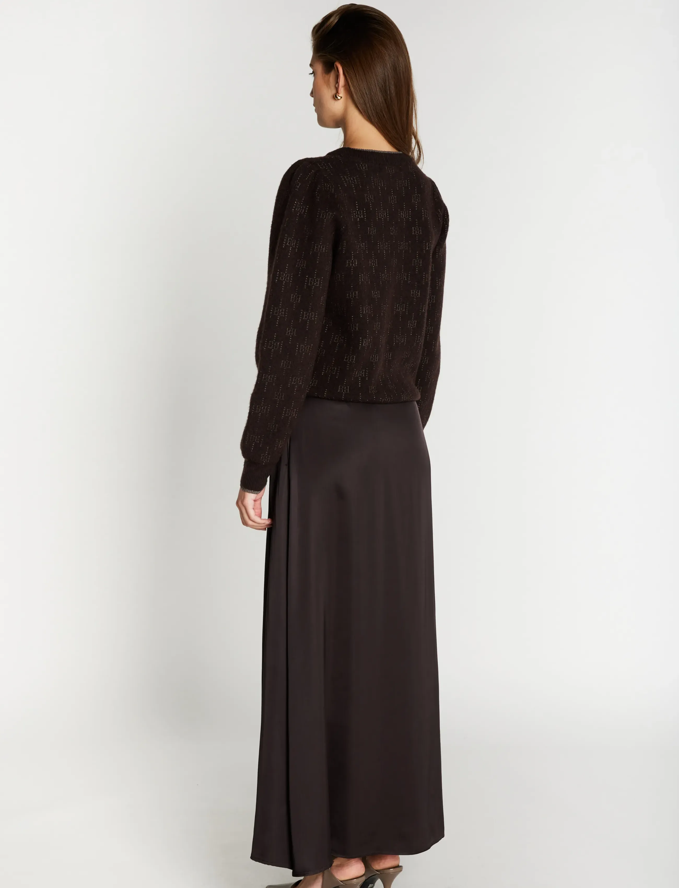 Bruuns Bazaar - WeckiaBBTyras skirt - satinröcke - dark brown - 4
