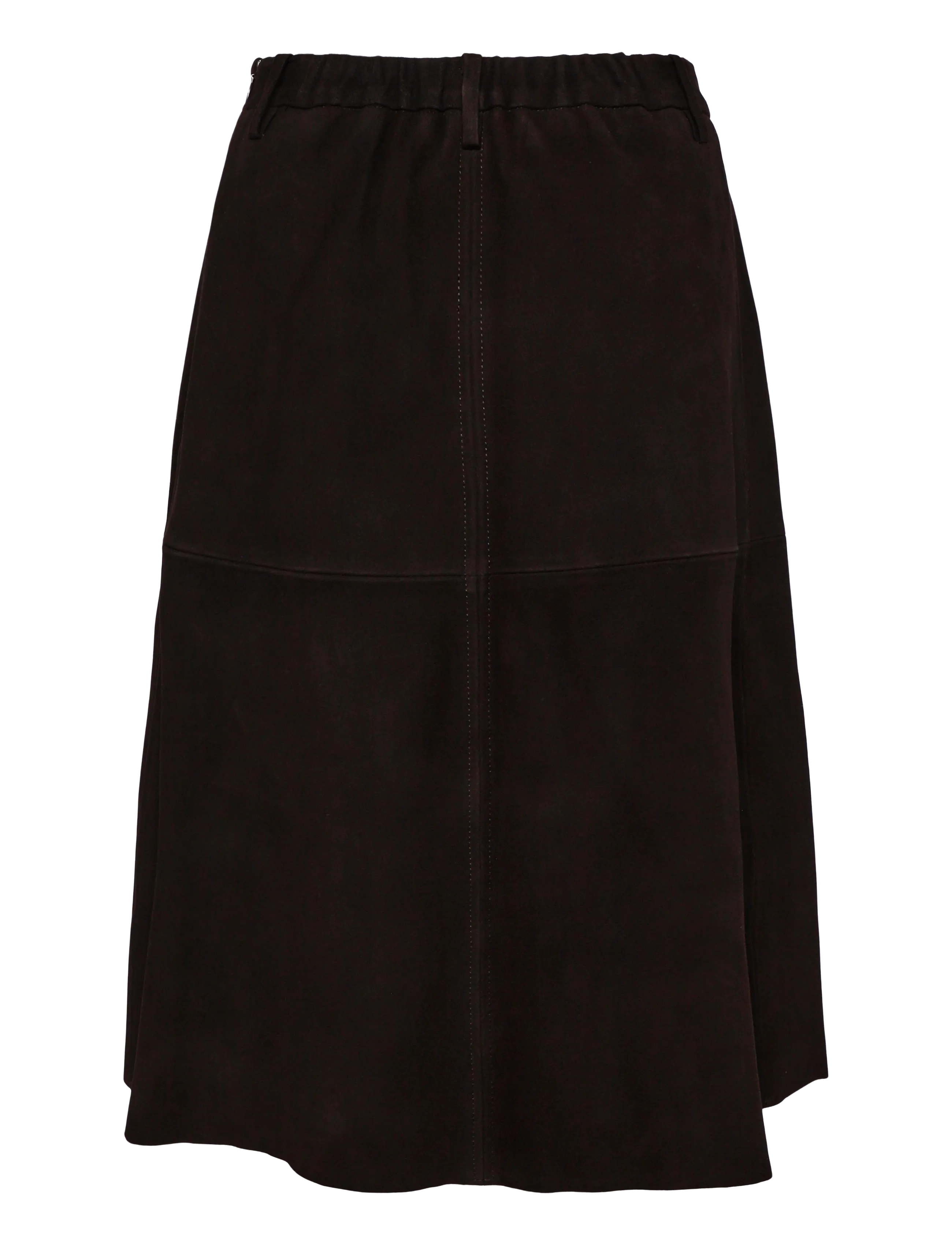 Bruuns Bazaar - SuedaBBIrene suede skirt - dark brown - 1