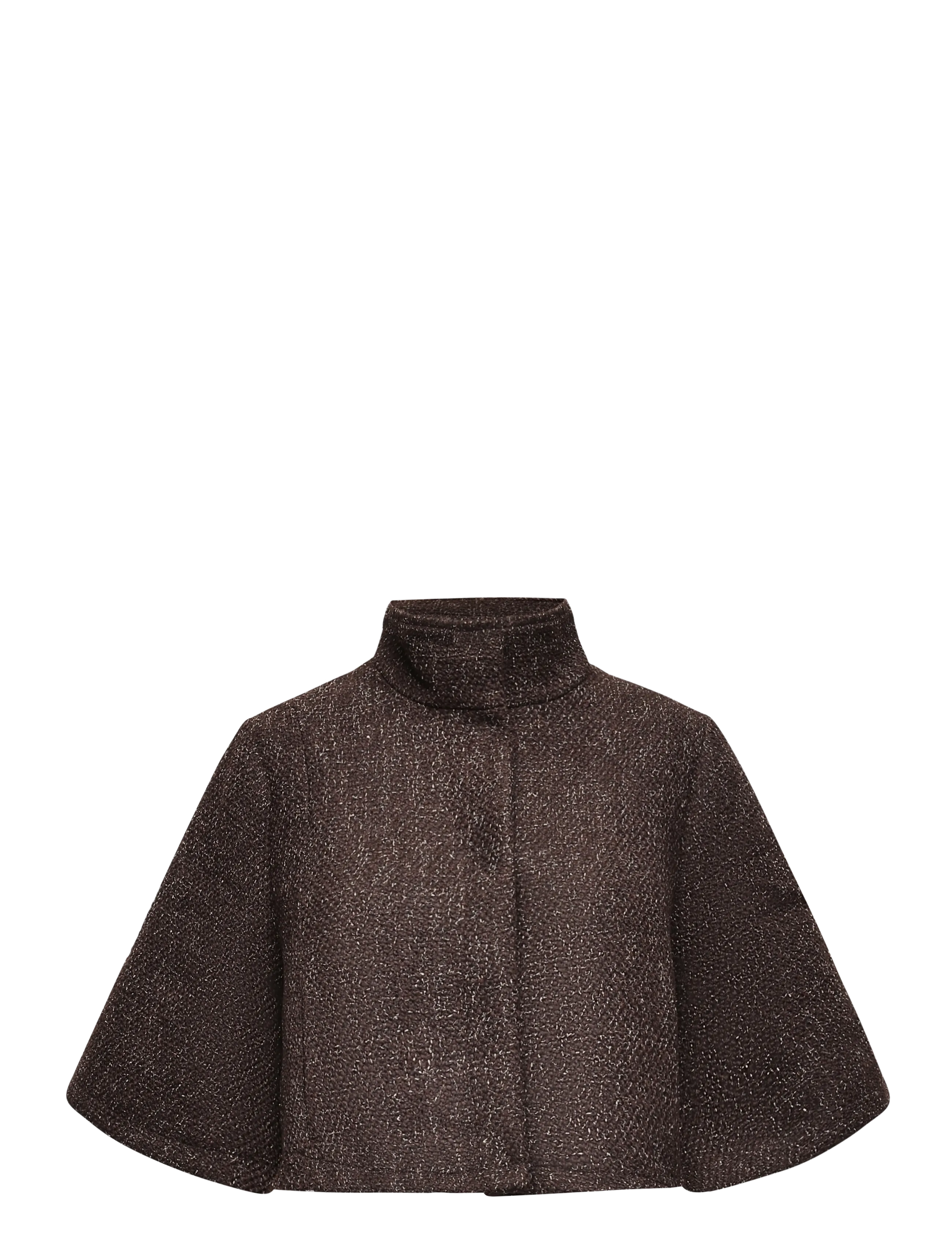 Bruuns Bazaar CryosaBBCara cape - Mäntel - DARK BROWN / brown
