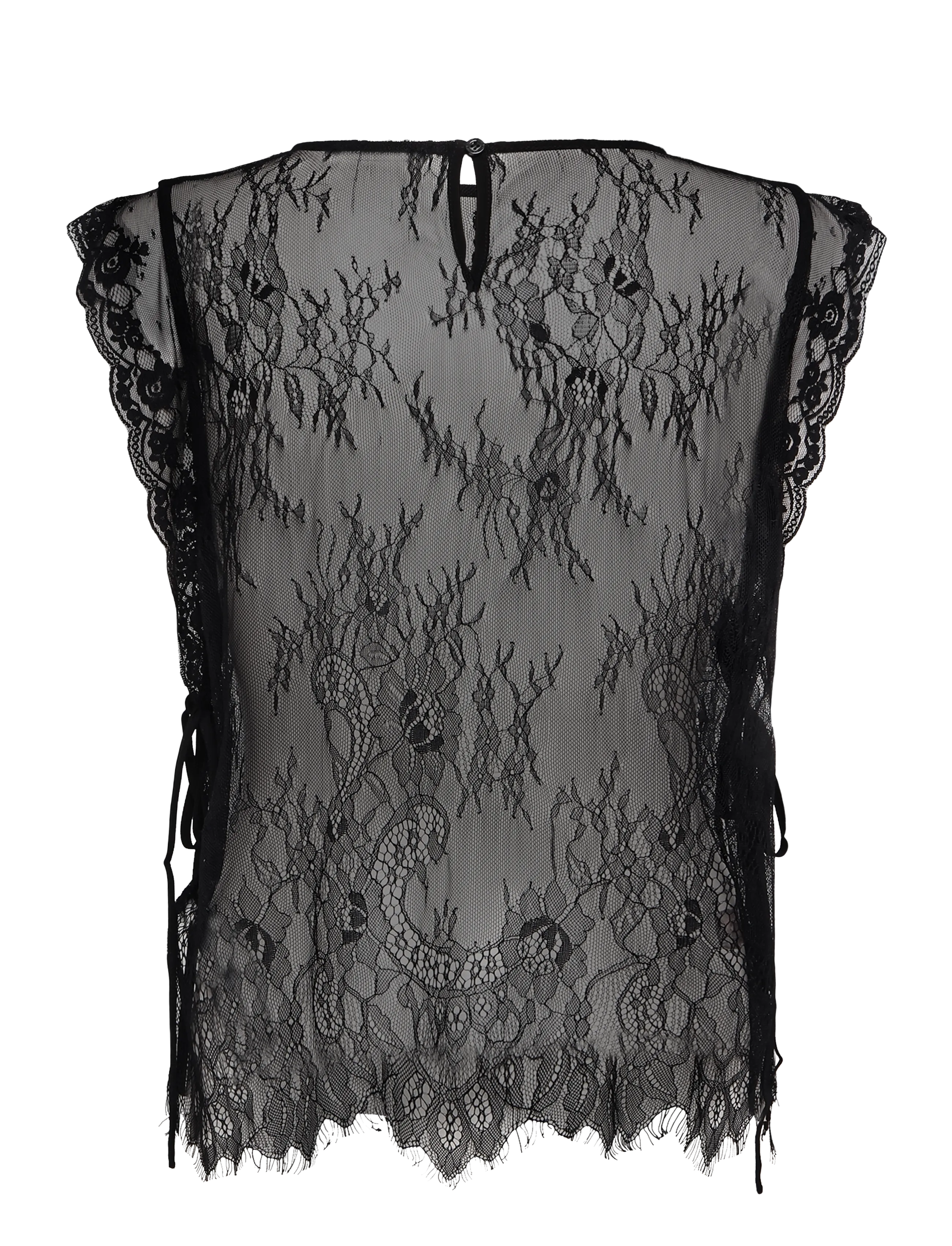 Bruuns Bazaar - LaccoBBLisia top - short-sleeved blouses - black - 1