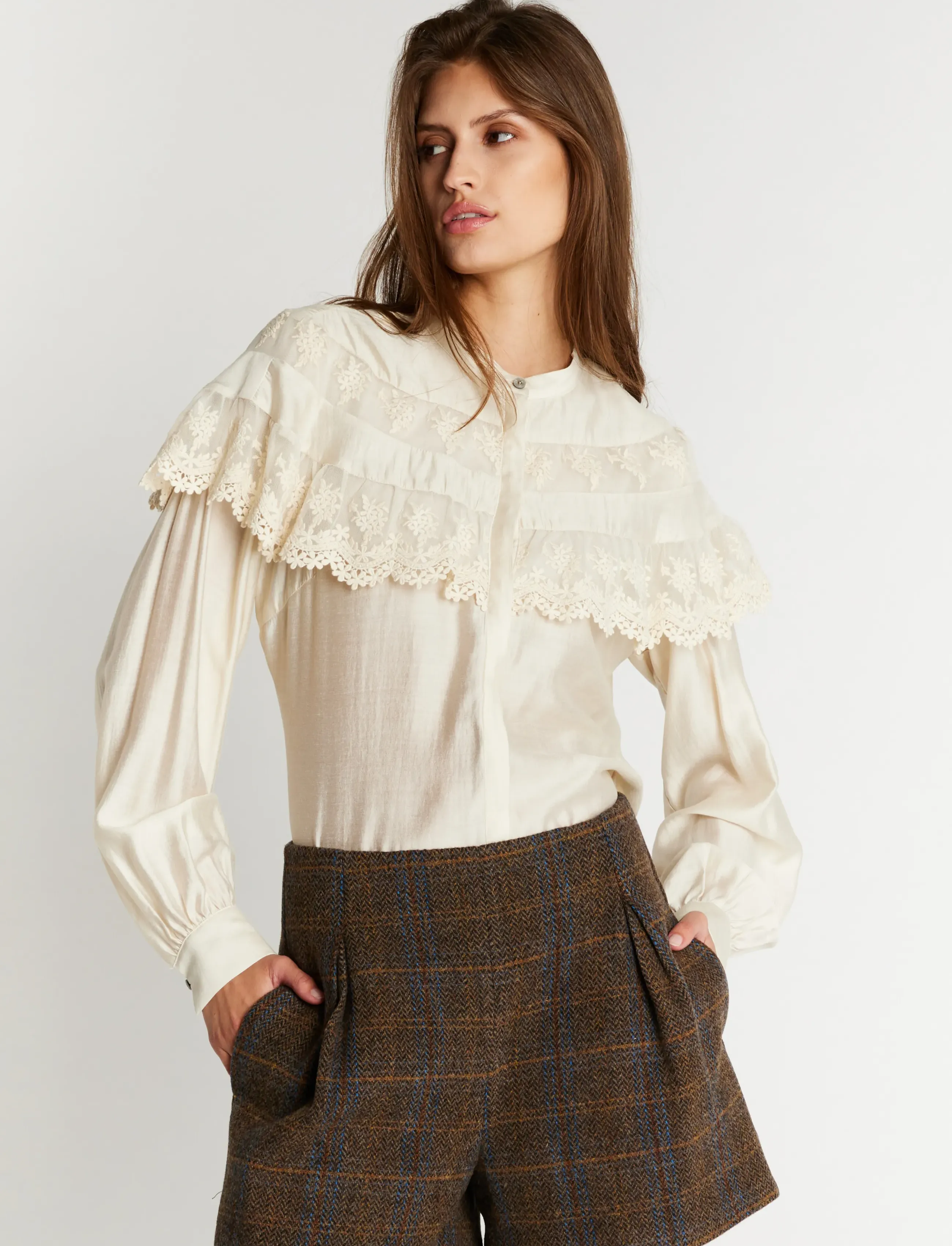 Bruuns Bazaar - AcanthoBBLizet shirt - long-sleeved blouses - kit - 4