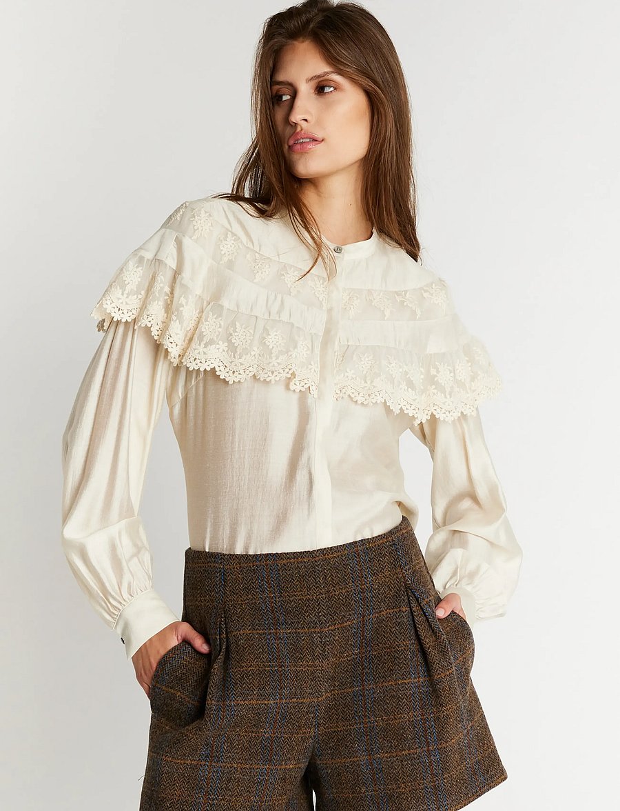 Bruuns Bazaar - AcanthoBBLizet shirt - langærmede bluser - kit - 4