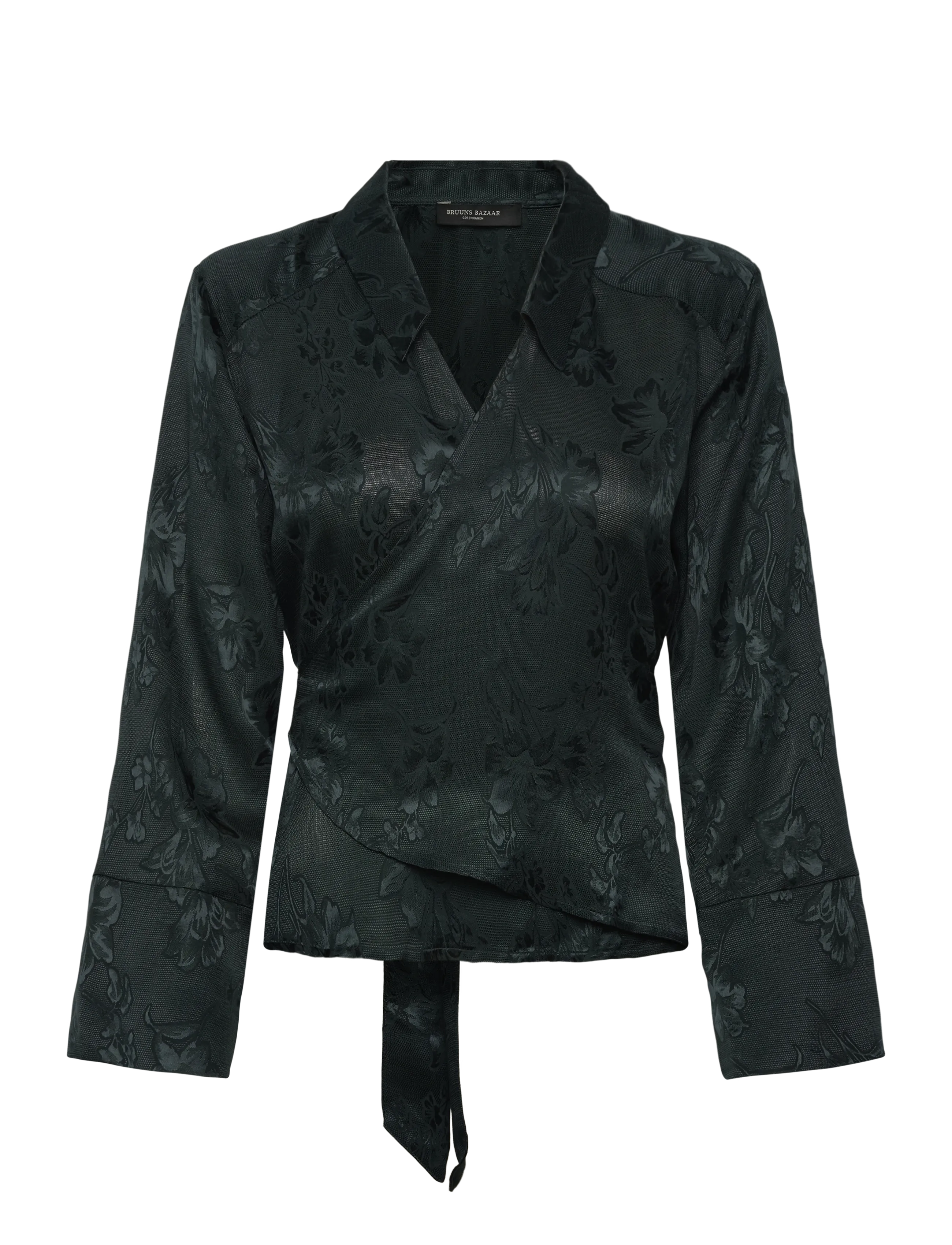 Bruuns Bazaar AsteroBBKaisas blouse - Bluser & Skjorter - MIDNIGHT GREEN / green