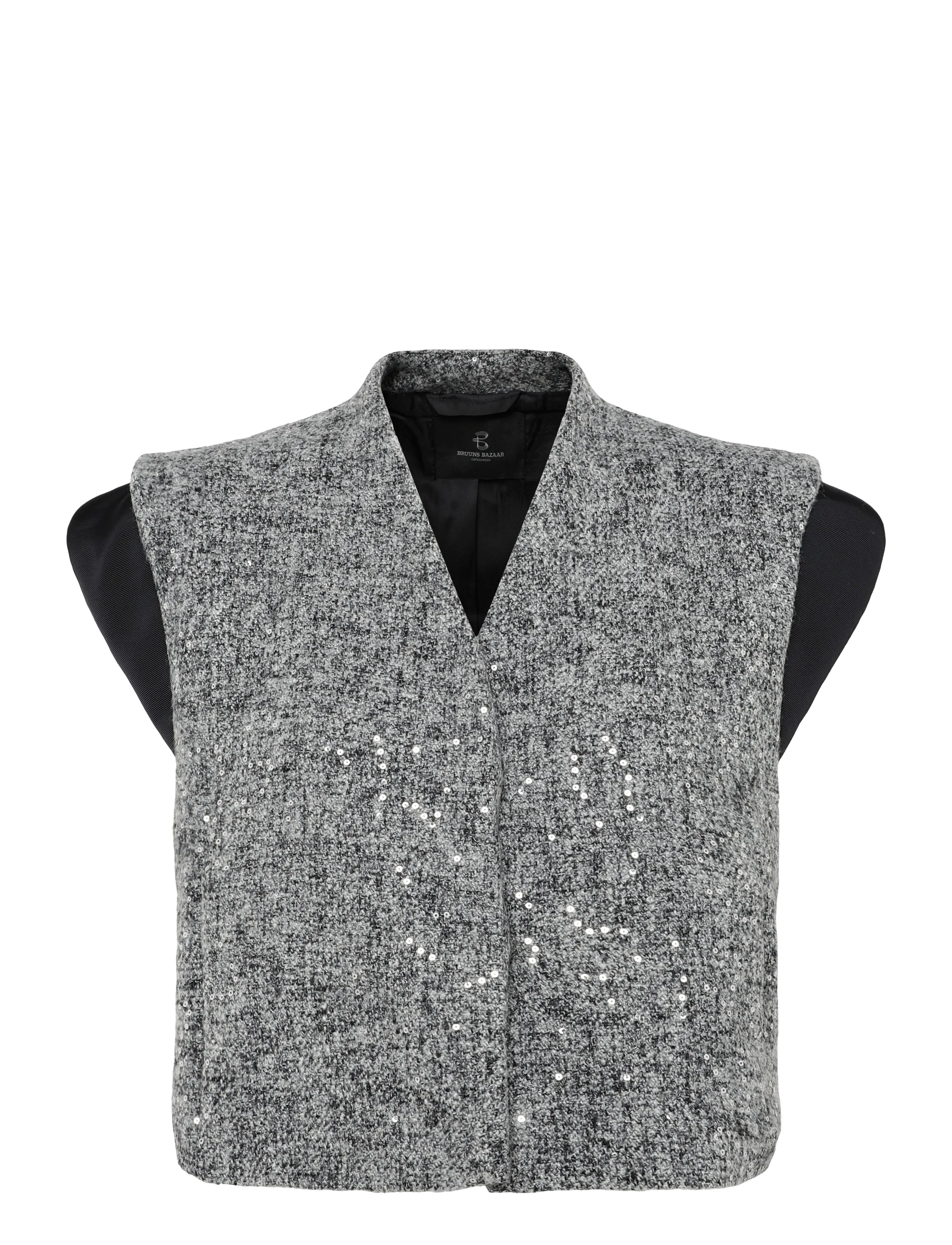 Bruuns Bazaar RhytisBBSila vest - Ärmellose Blazer - GREY MELANGE / grey