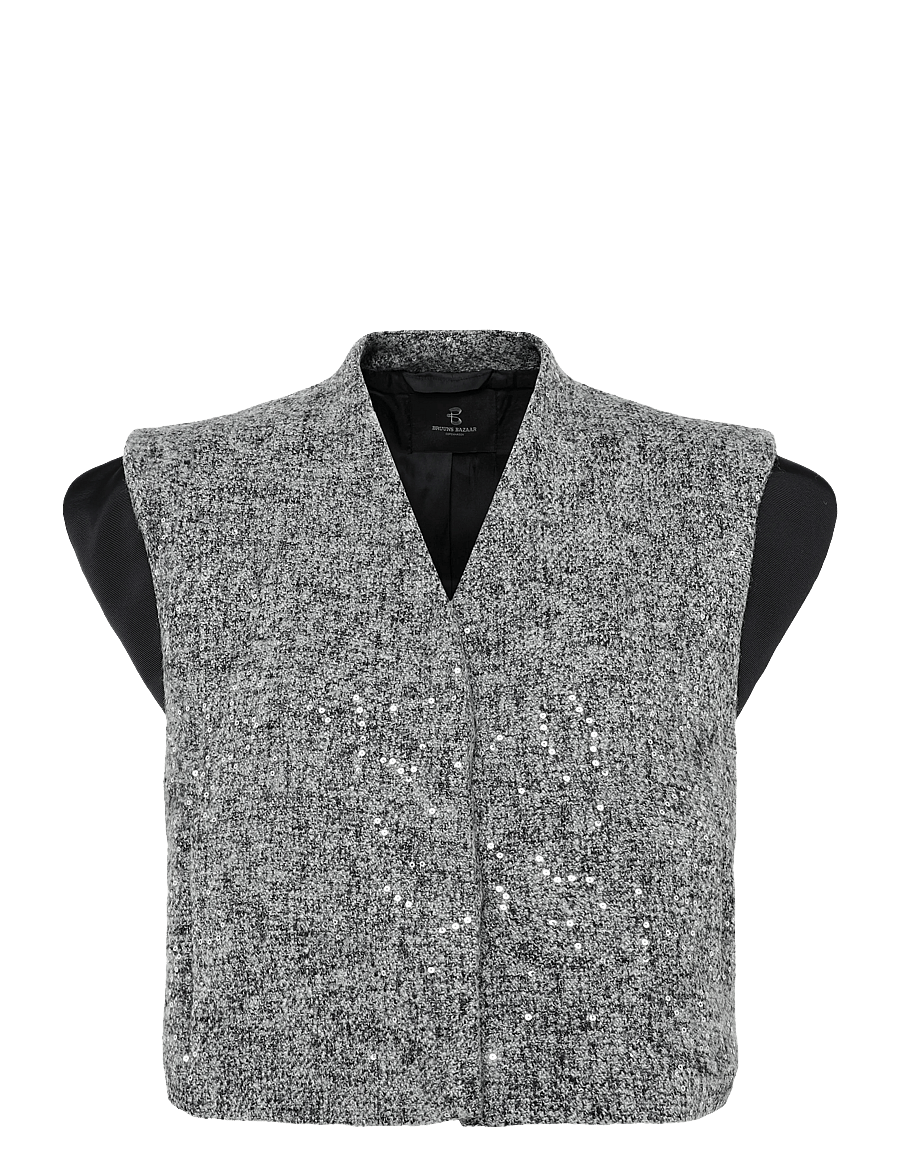 Bruuns Bazaar - RhytisBBSila vest - westen - grey melange - 0