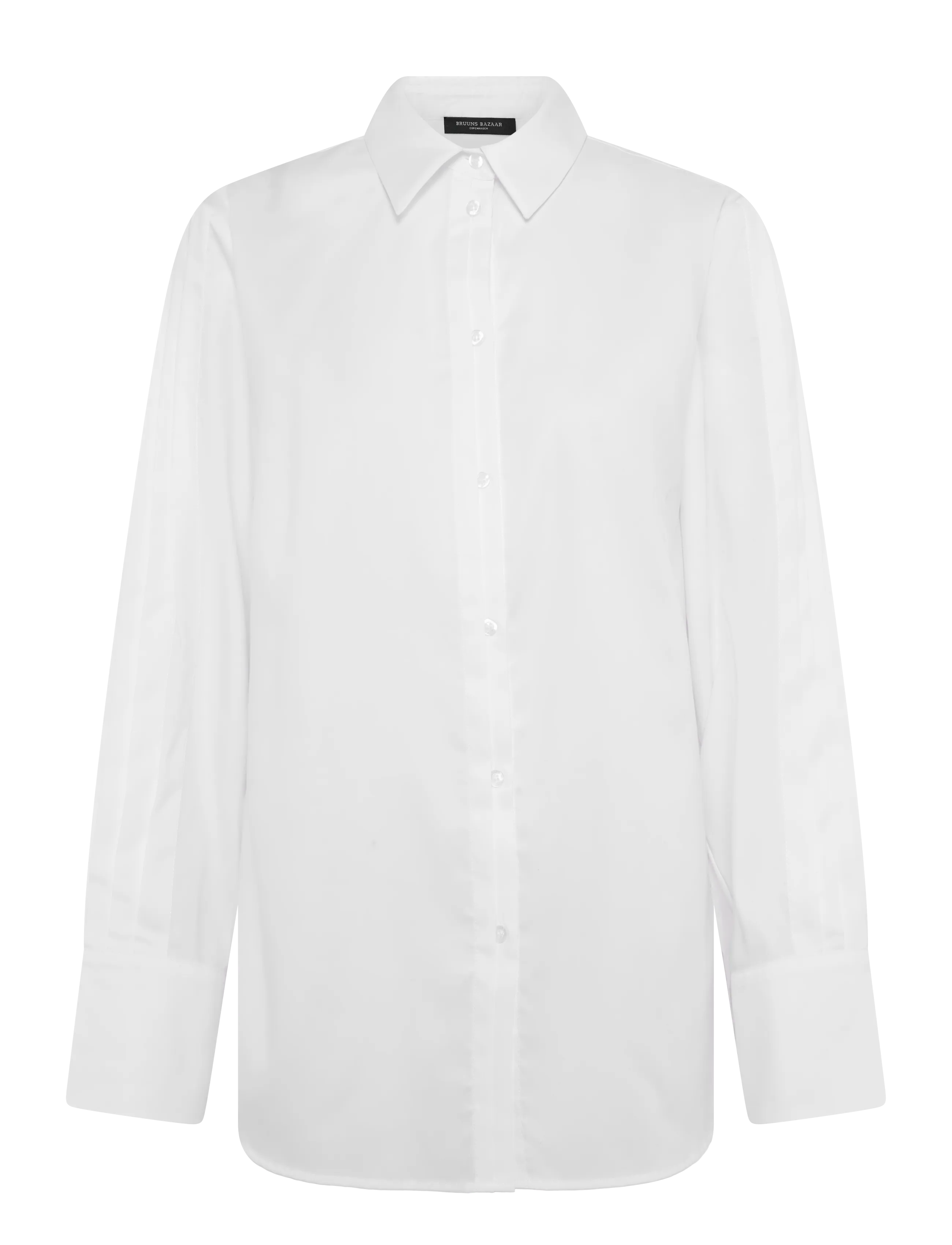 Bruuns Bazaar CotoniBBGela shirt - Blouses & Shirts - WHITE / white