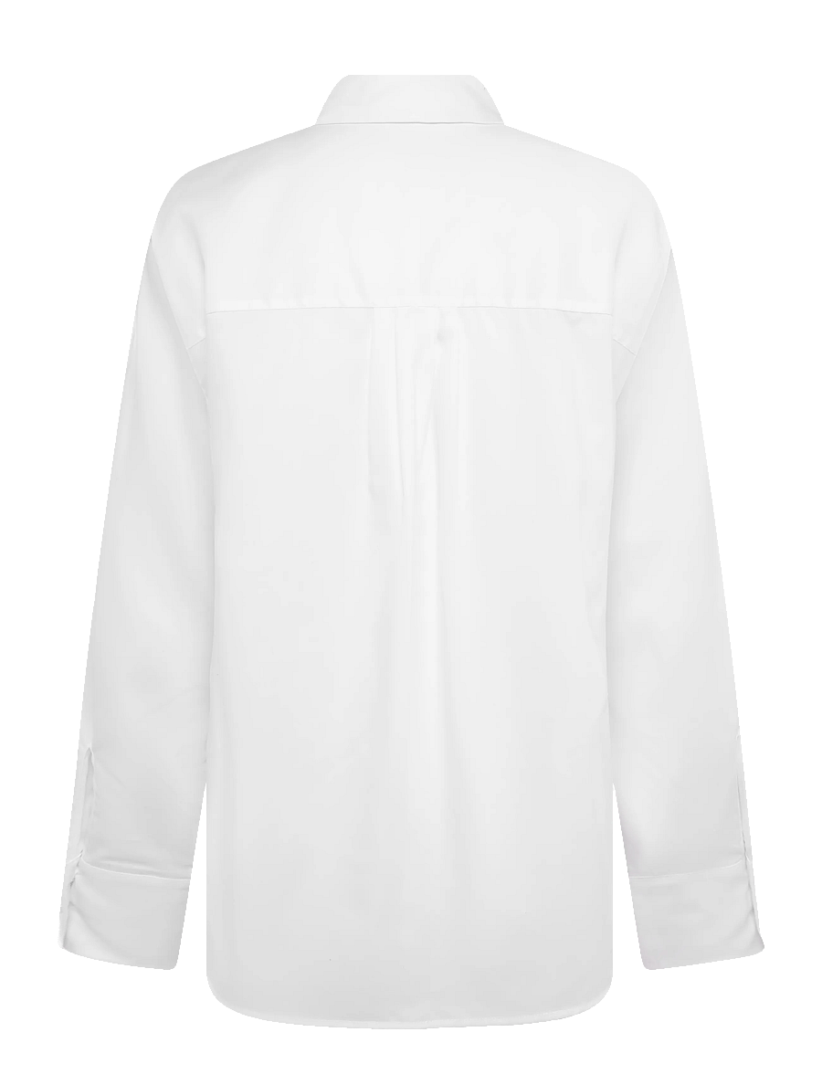 Bruuns Bazaar - CotoniBBGela shirt - langærmede skjorter - white - 1