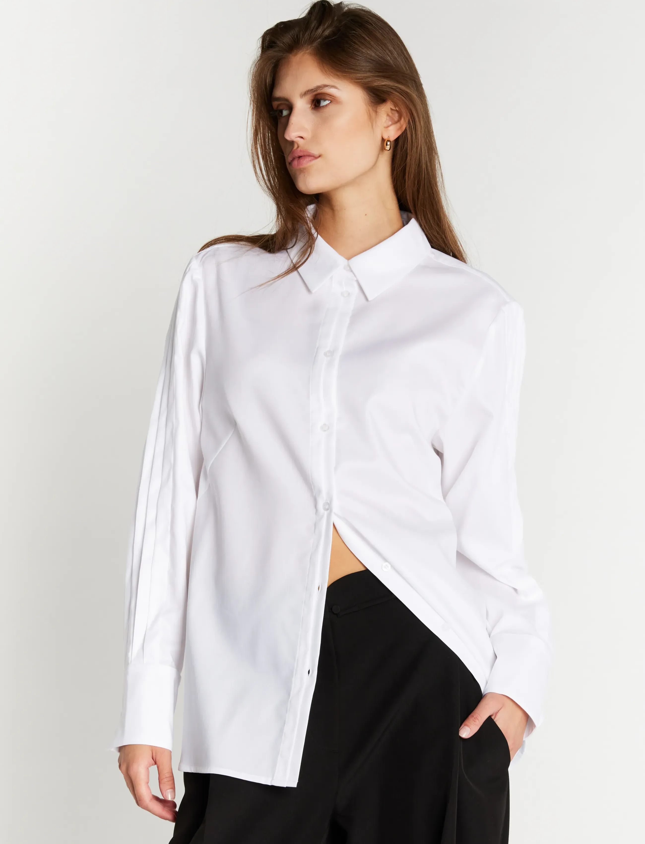Bruuns Bazaar - CotoniBBGela shirt - long-sleeved shirts - white - 0