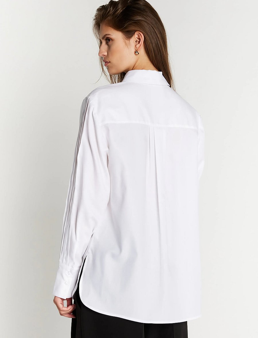 Bruuns Bazaar - CotoniBBGela shirt - långärmade skjortor - white - 3