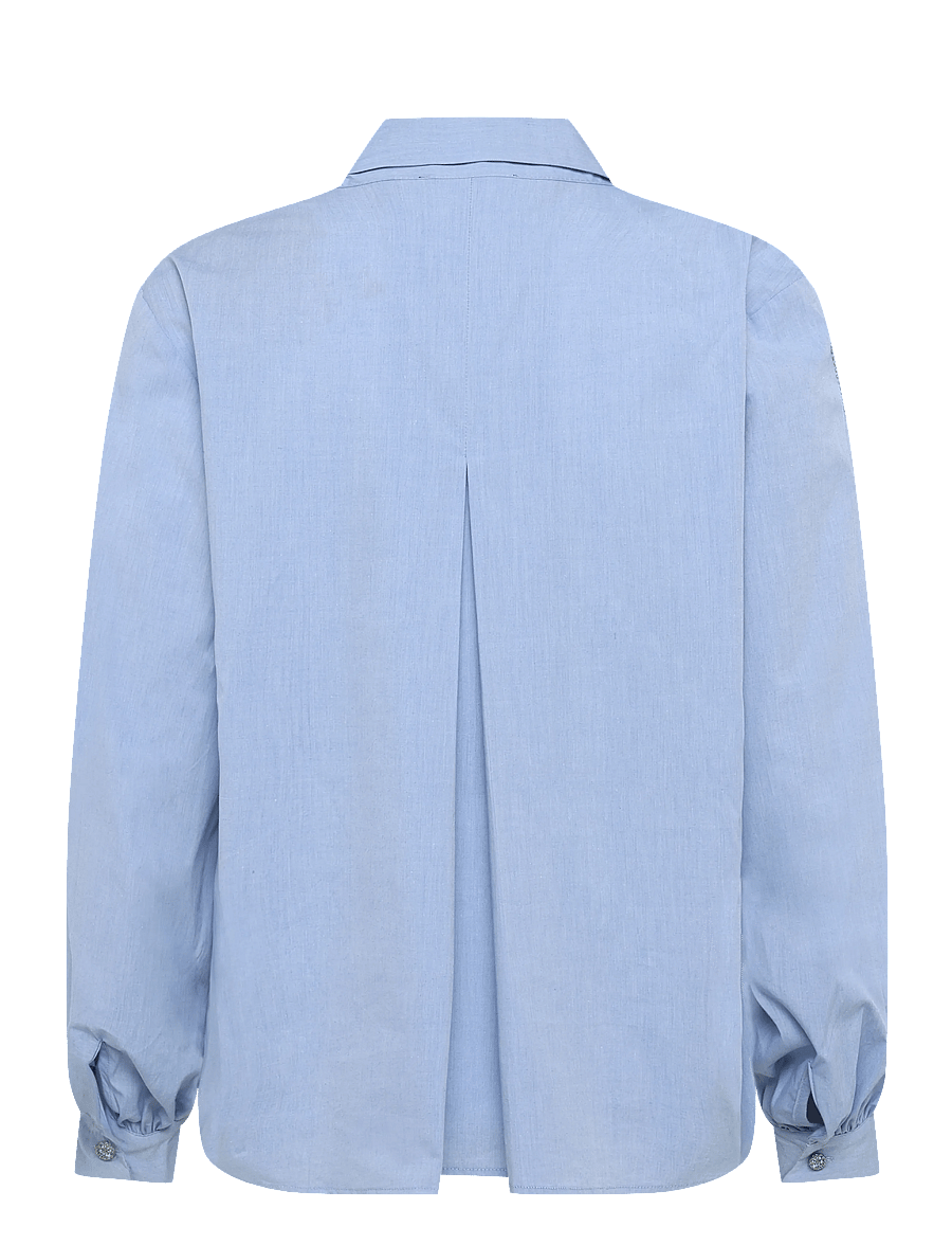 Bruuns Bazaar - ChelyoBBLure Shirt - langærmede skjorter - light blue - 1