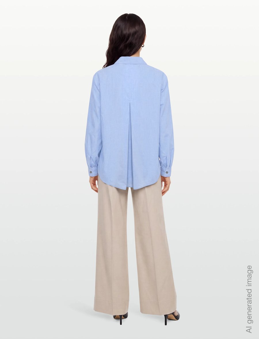 Bruuns Bazaar - ChelyoBBLure Shirt - langärmlige hemden - light blue - 4