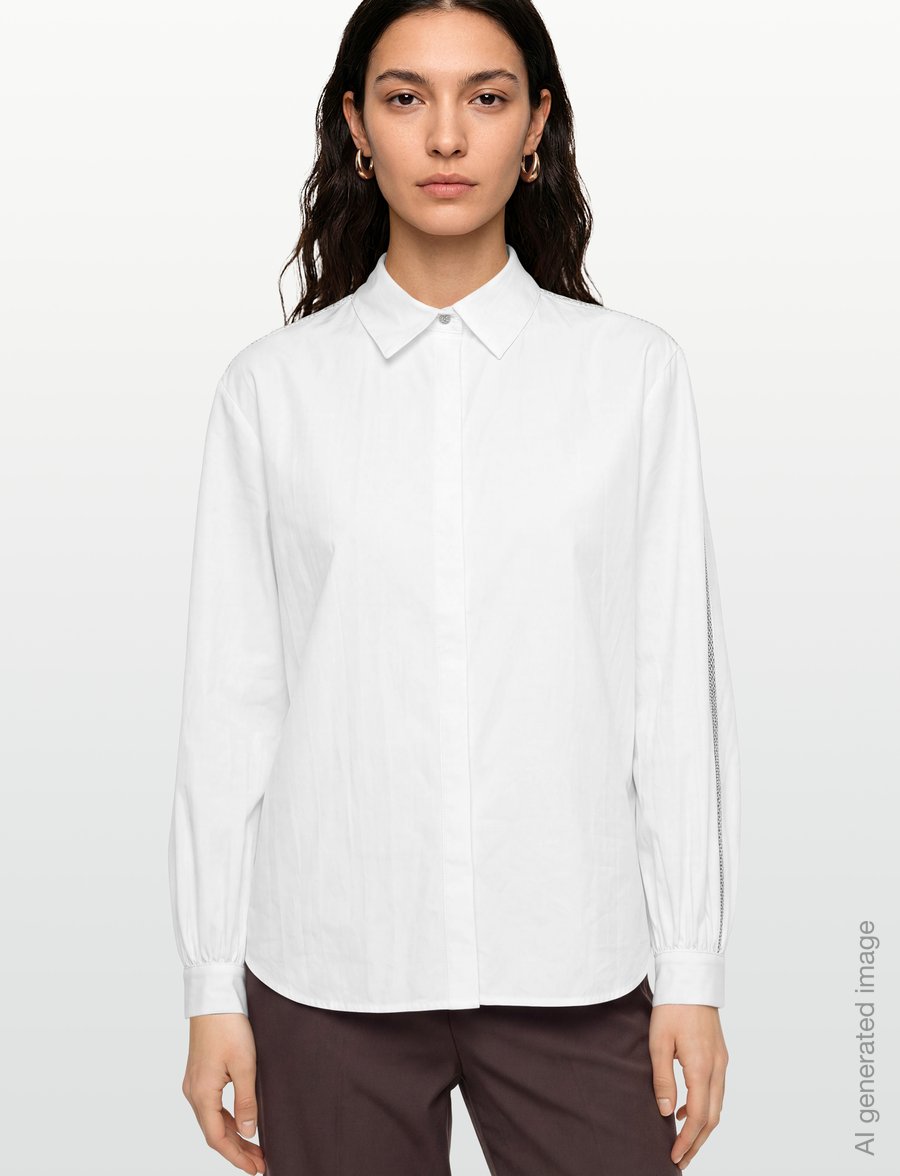 Bruuns Bazaar - ChelyoBBLure Shirt - långärmade skjortor - white - 3
