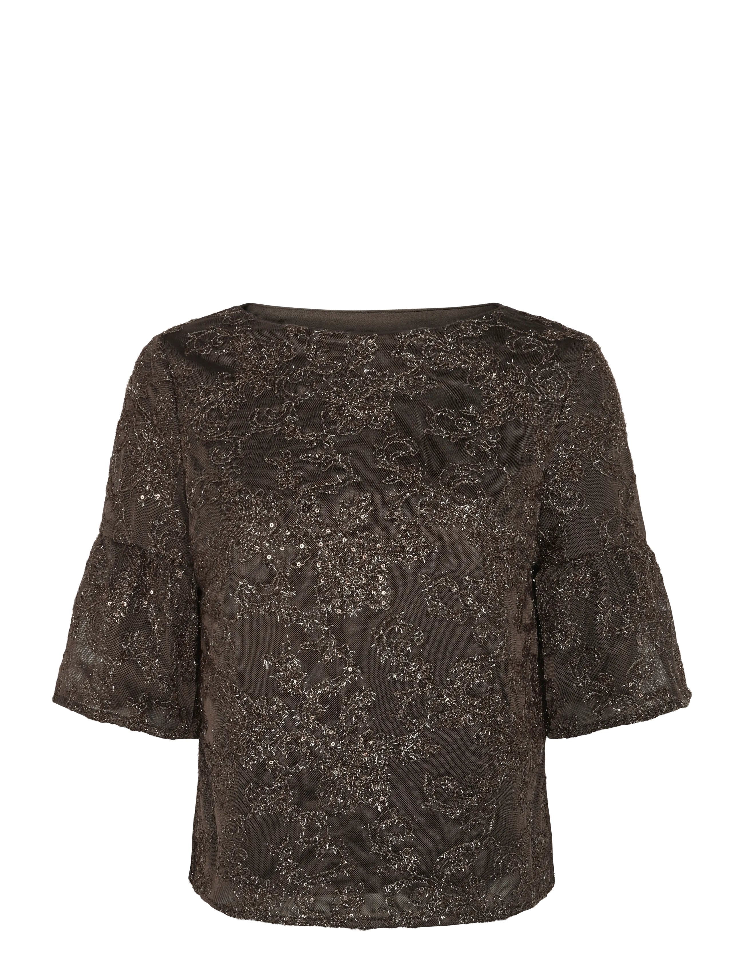 Bruuns Bazaar PholidoBBCarlie blouse - Blouses & Shirts - BROWN / brown