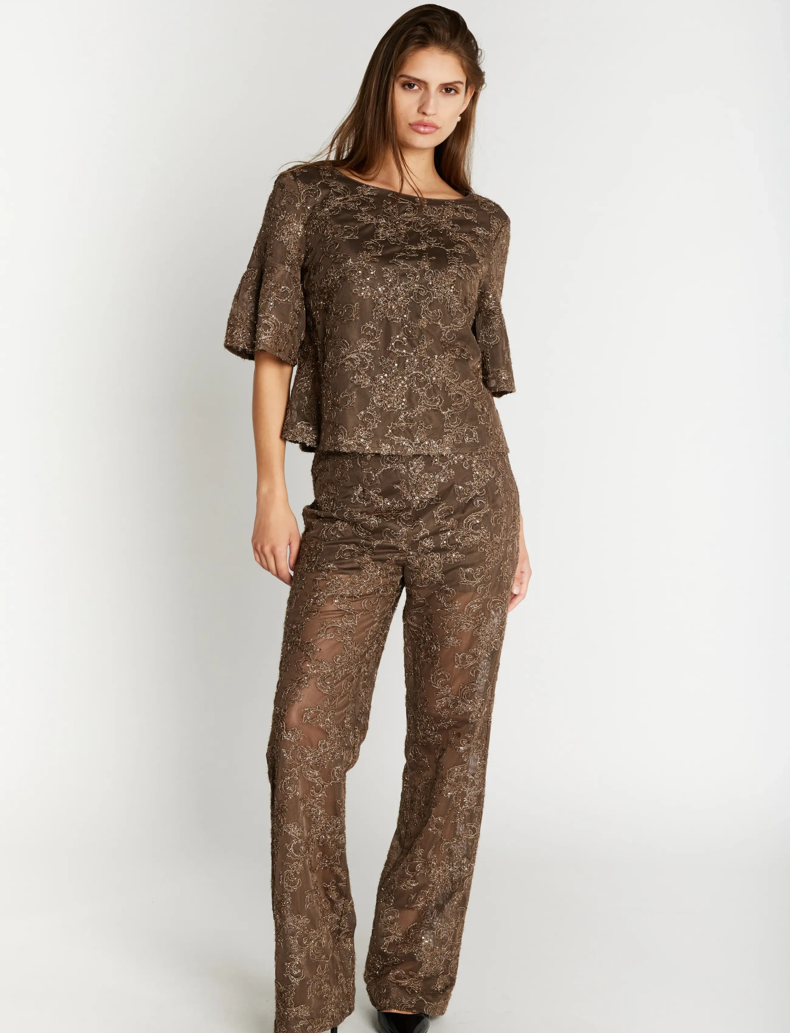 Bruuns Bazaar PholidoBBLynetta pants - Clothing - BROWN / brown