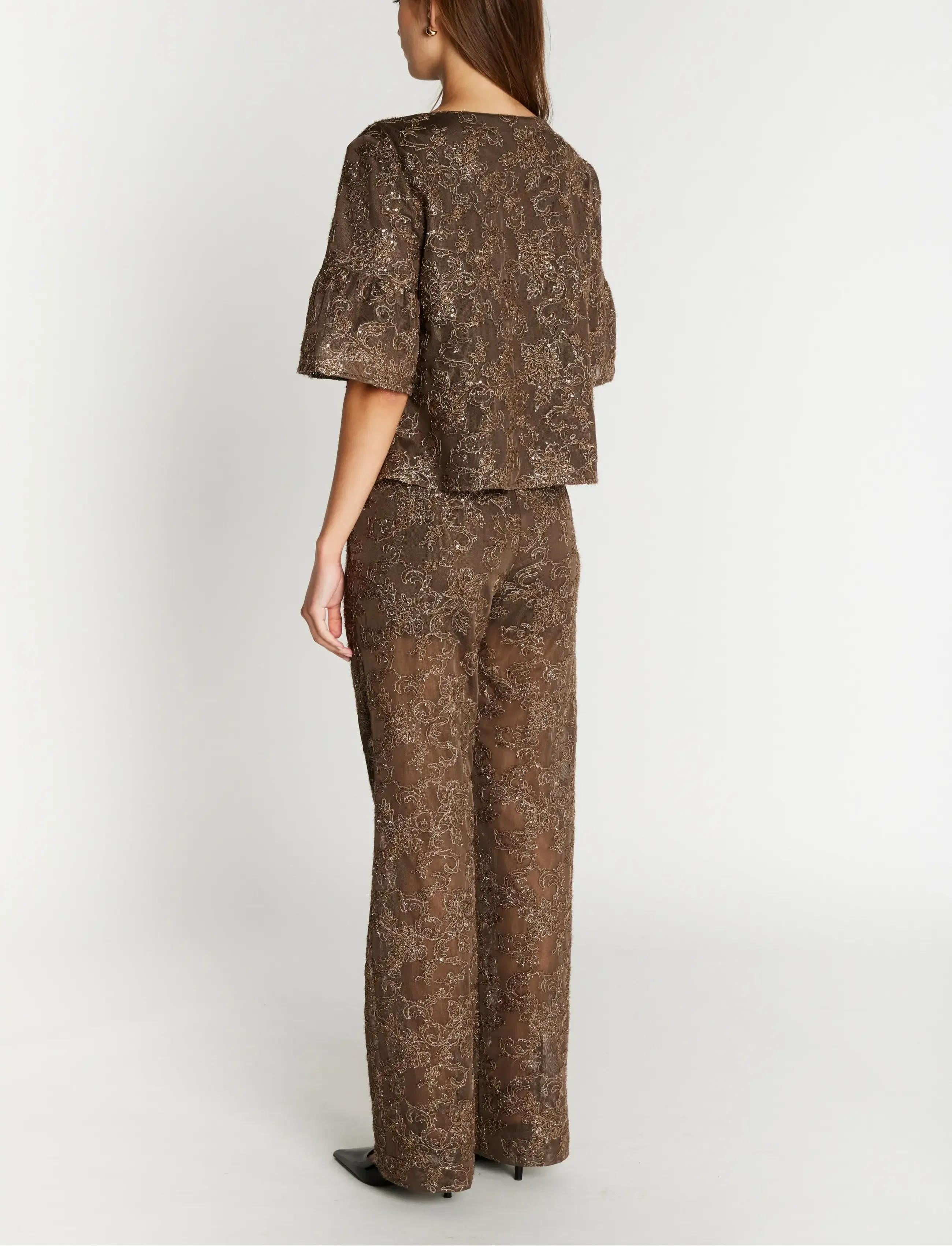 Bruuns Bazaar - PholidoBBLynetta pants - autumn savings - brown - 3