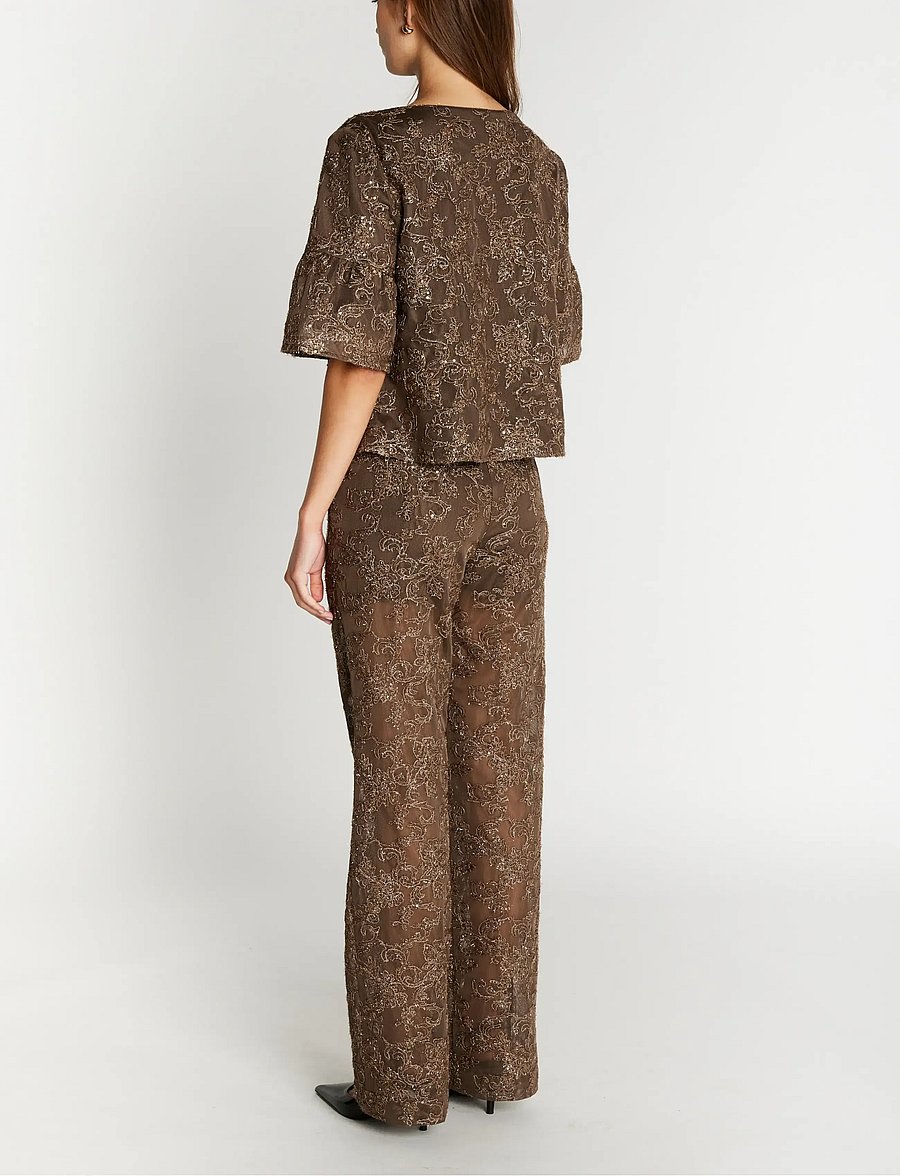 Bruuns Bazaar - PholidoBBLynetta pants - hose mit geradem bein - brown - 3