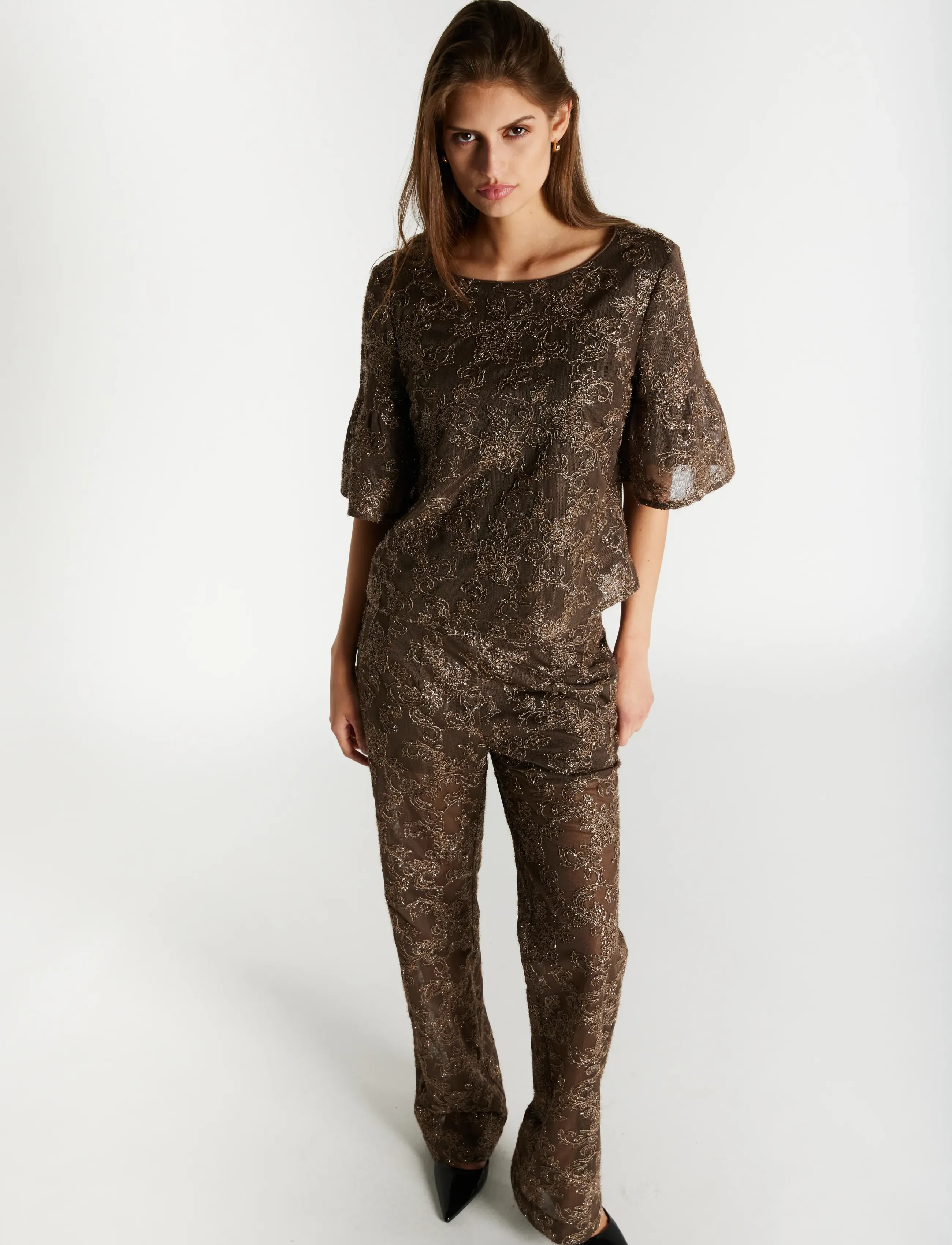 Bruuns Bazaar - PholidoBBLynetta pants - autumn savings - brown - 4