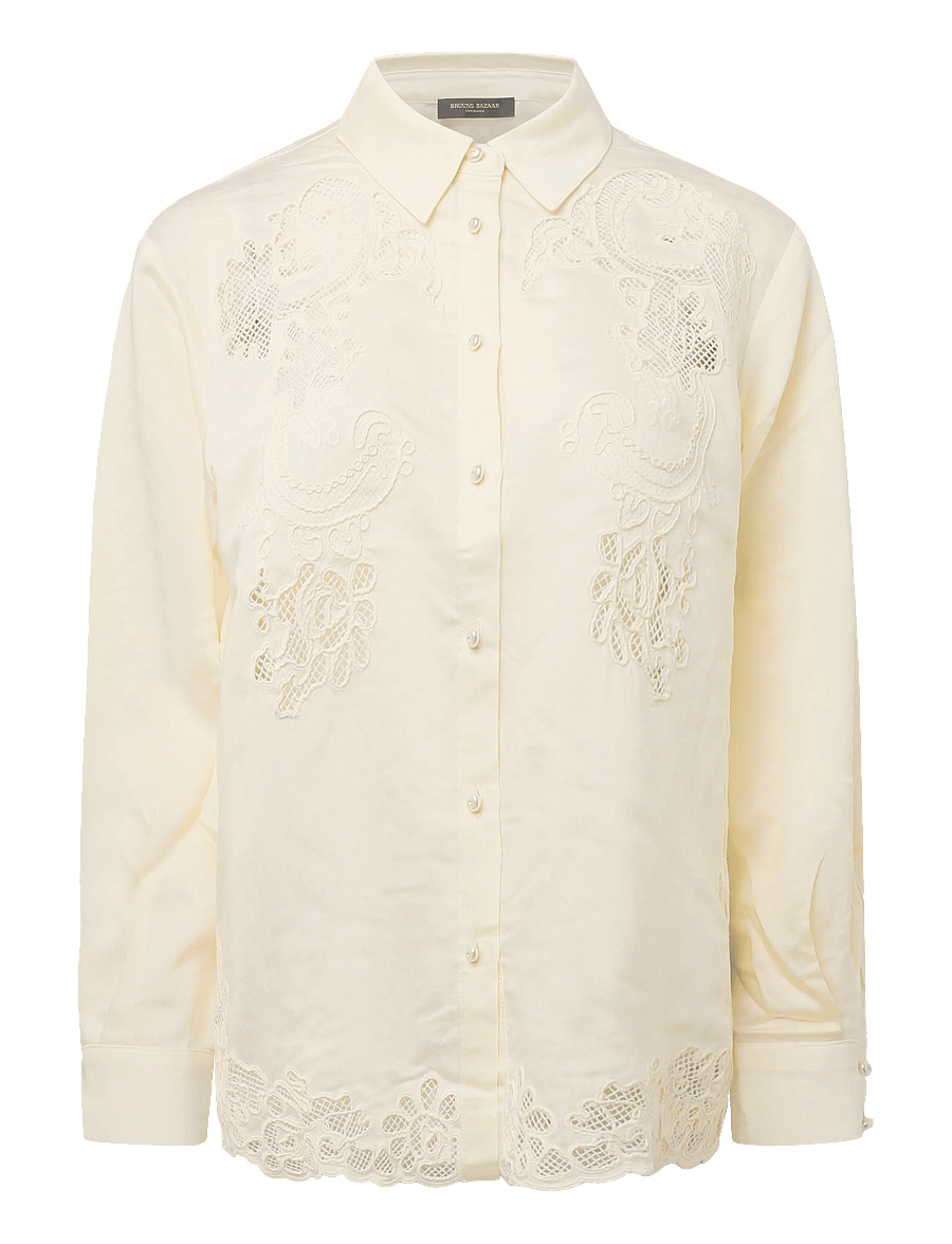 Bruuns Bazaar - ChamaBBAlya shirt - snow white - 0
