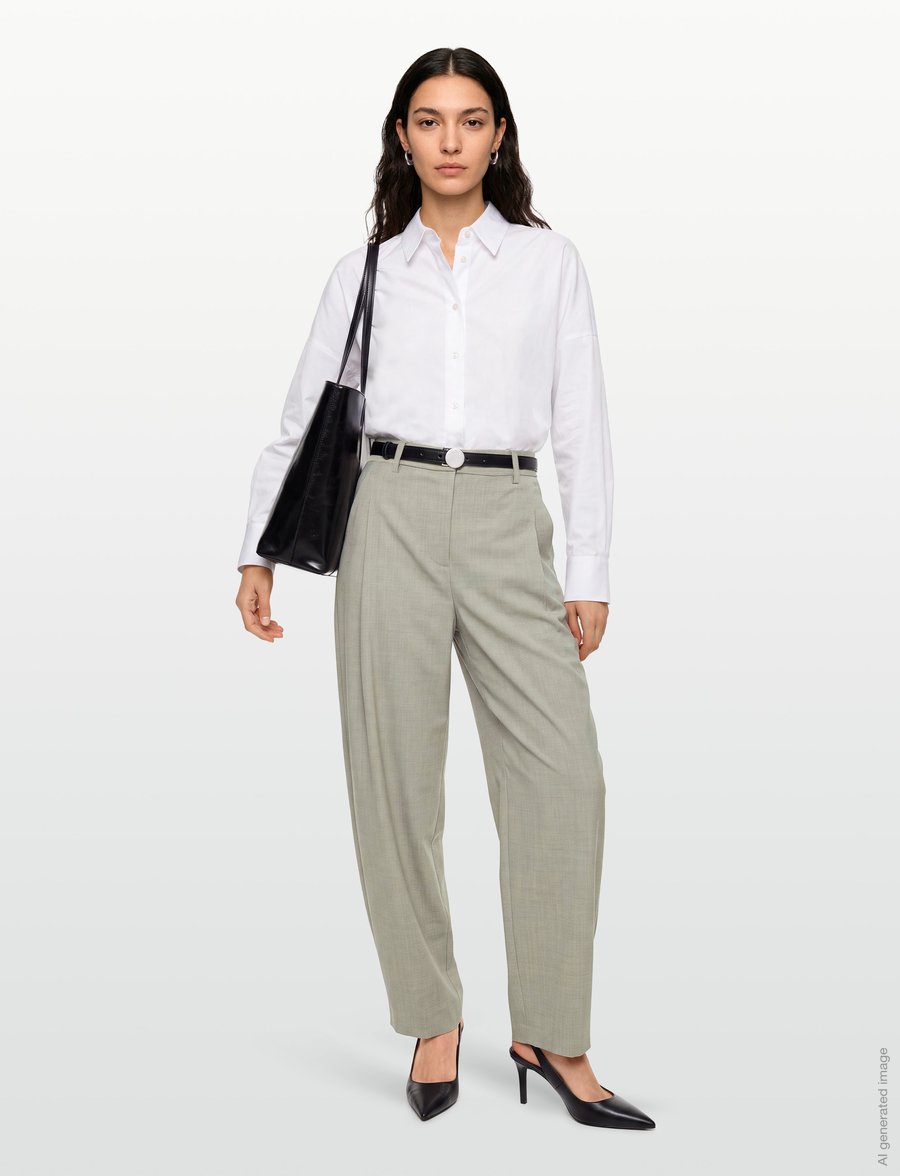 Bruuns Bazaar - PhialaBBJonat pant - habitbukser - beige melange - 0