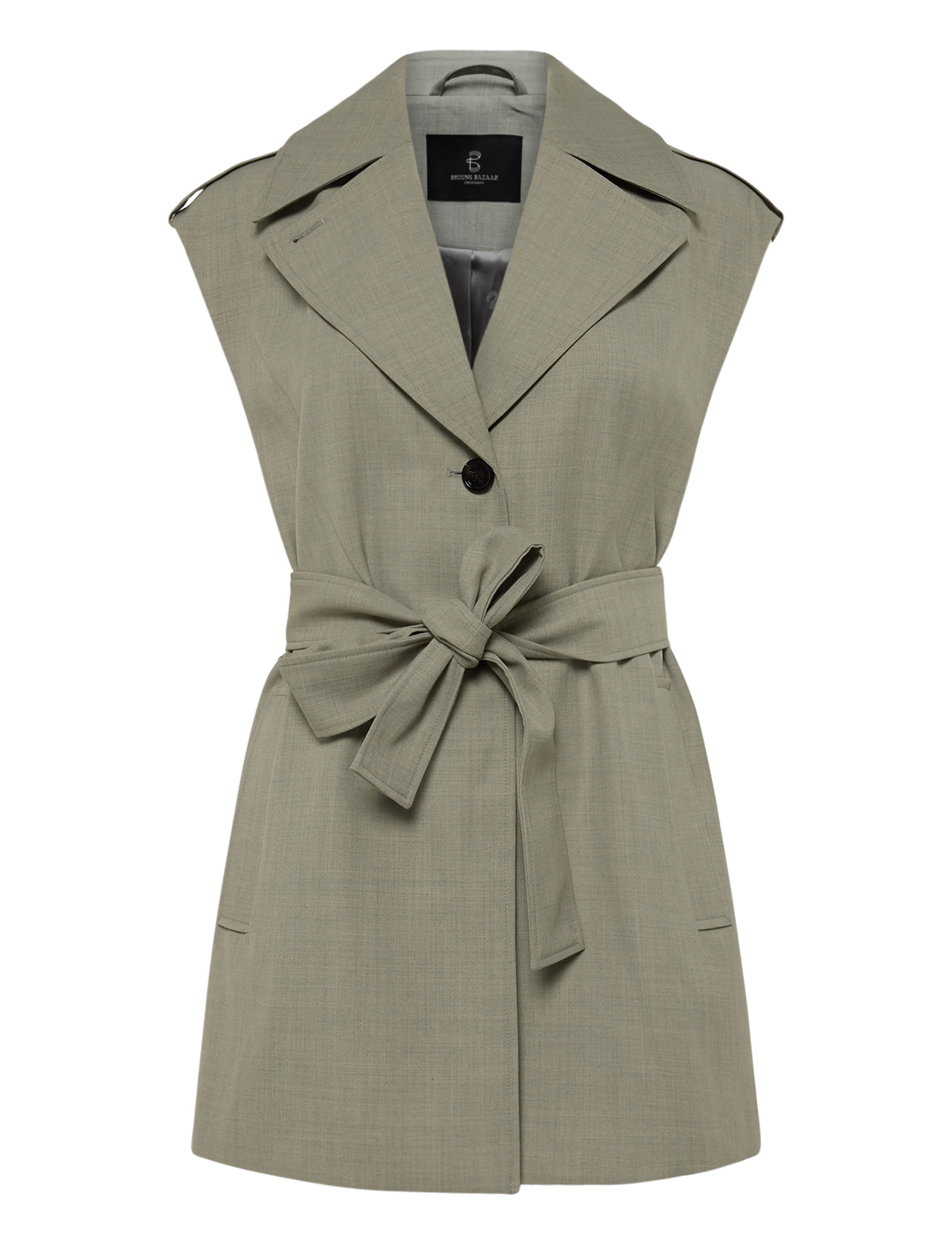 Bruuns Bazaar PhialaBBAmalita vest - Bruuns Bazaar - BEIGE MELANGE / beige