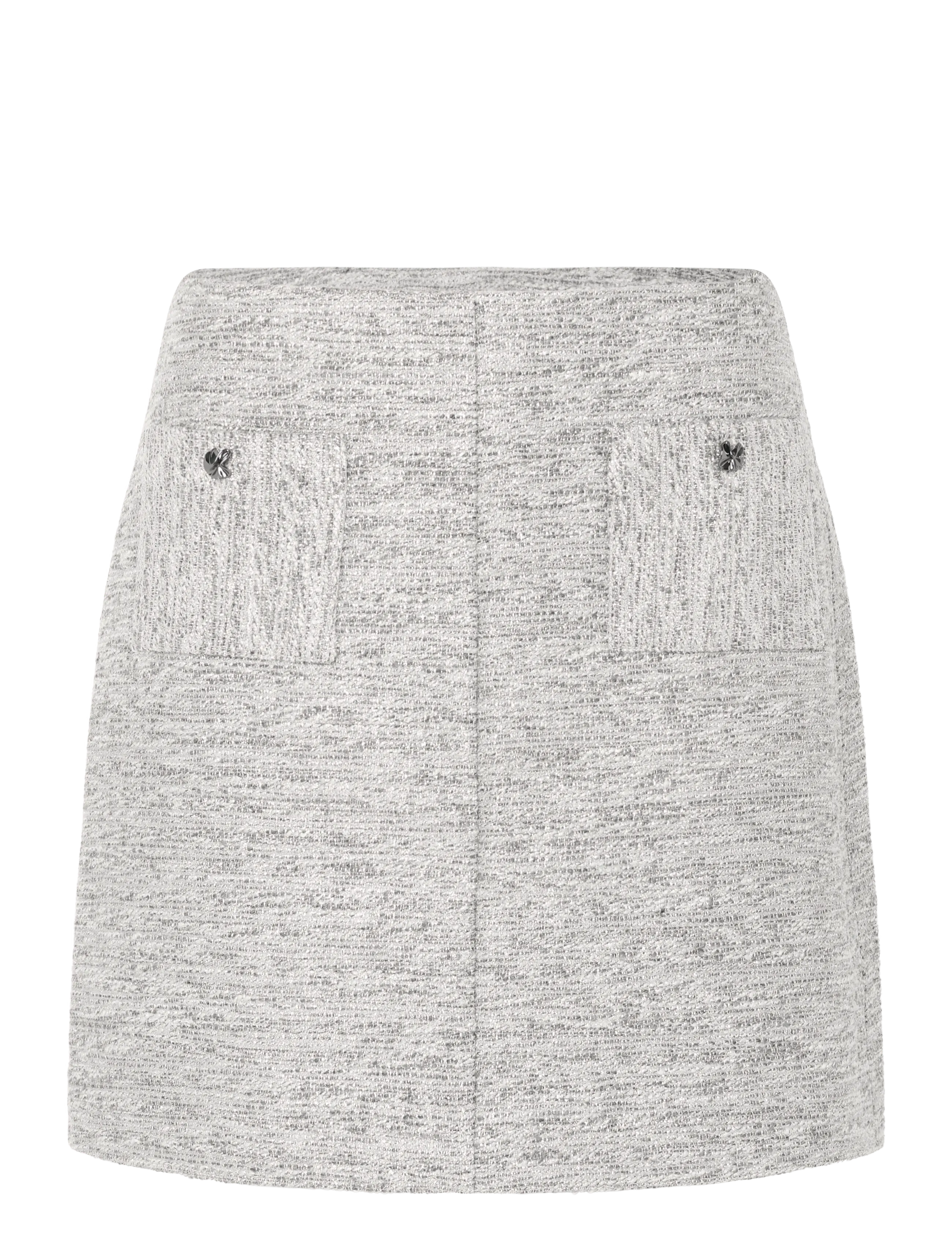 Bruuns Bazaar PelagoBBShort skirt - Kjolar - GOLDEN GREY / grey