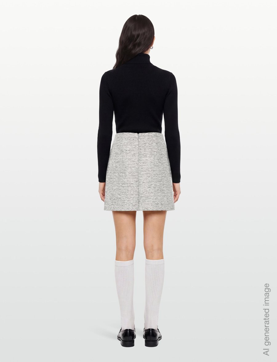 Bruuns Bazaar - PelagoBBShort skirt - kurze röcke - golden grey - 4