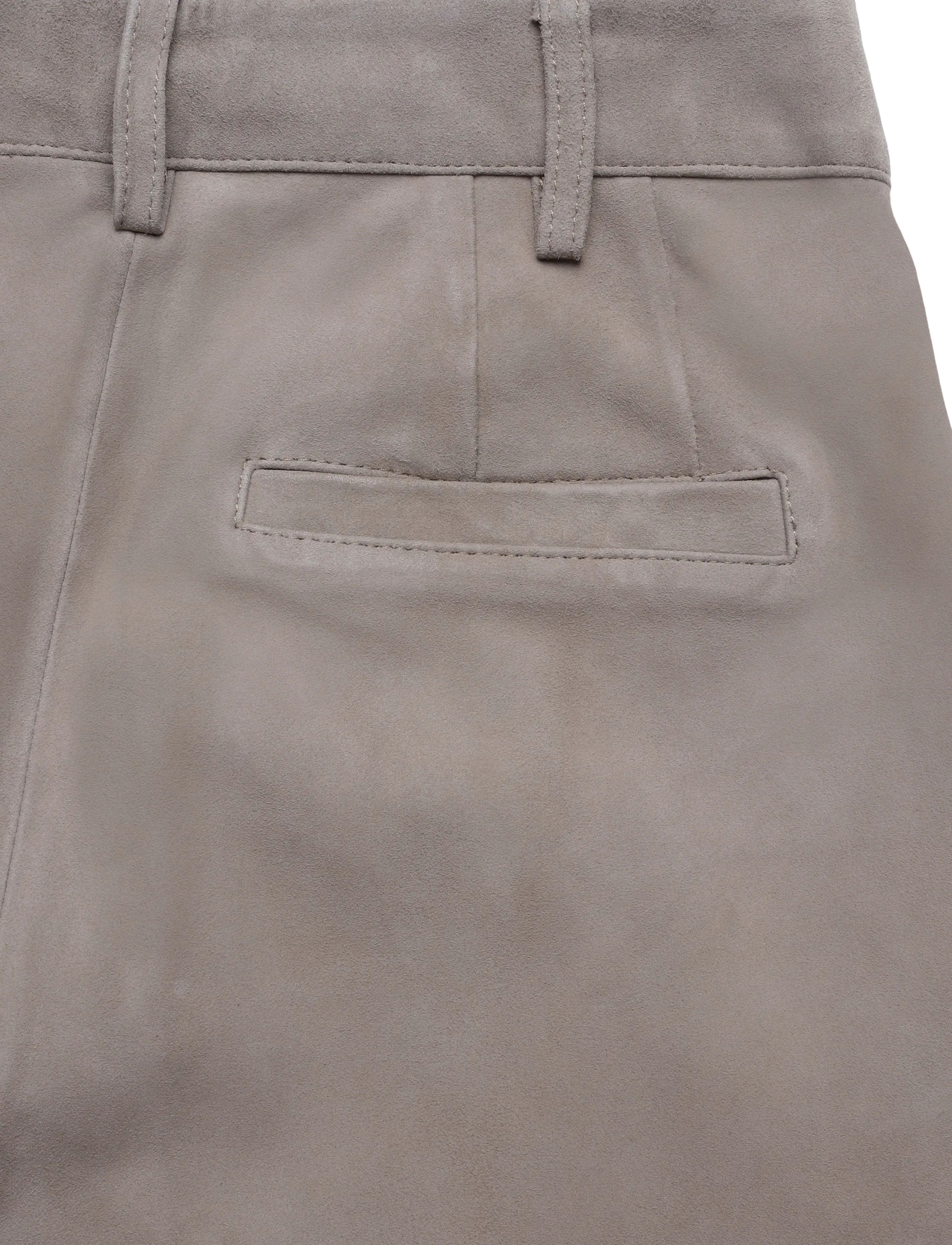 Bruuns Bazaar - SuedaBBBarel suede pants - barrel trousers - taupe grey - 4