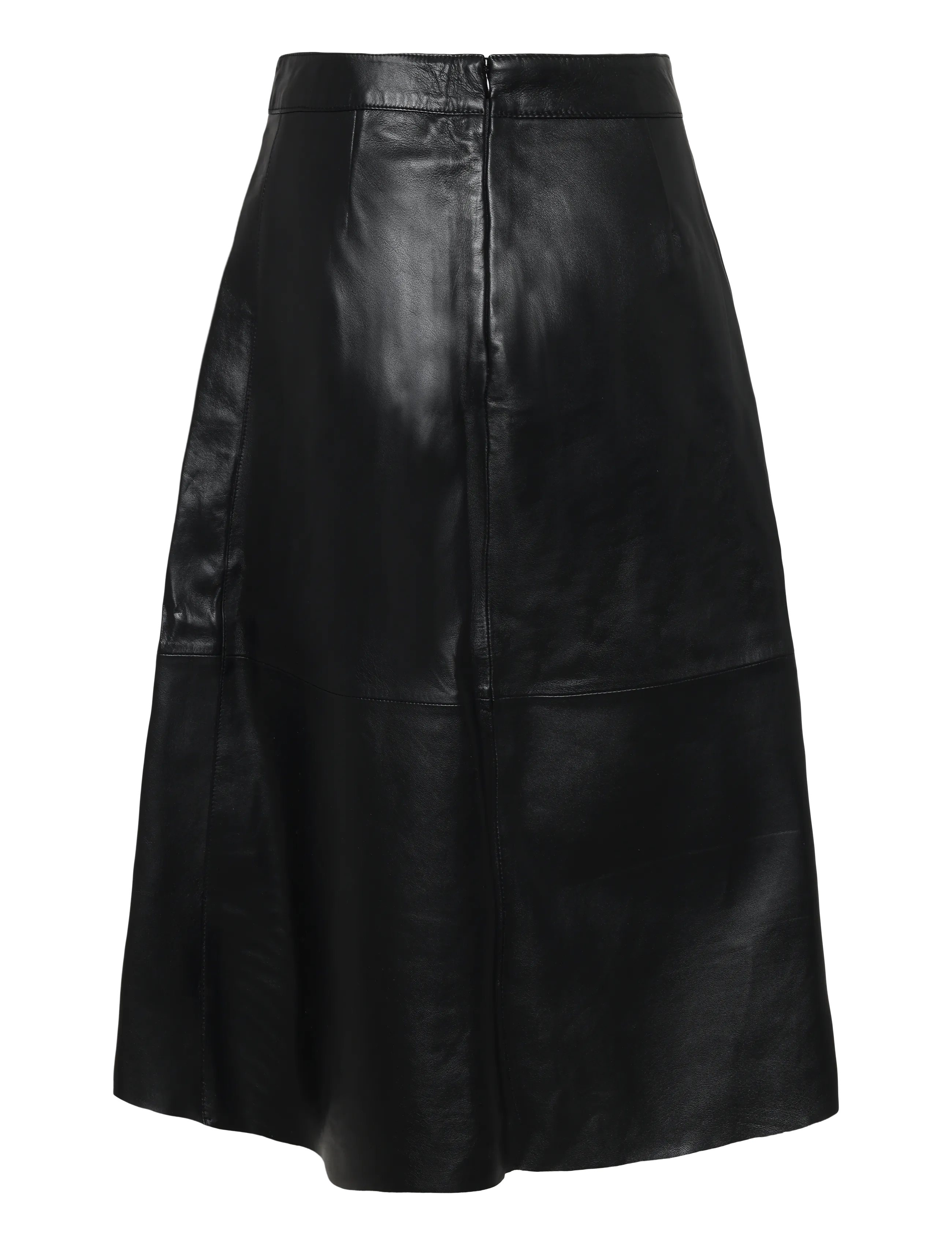 Bruuns Bazaar - SoftiBBIreni leather skirt - nahkseelikud - black - 1