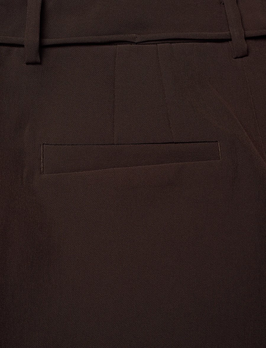 Bruuns Bazaar - RubySusBBJonat pants - straight leg trousers - dark brown - 4
