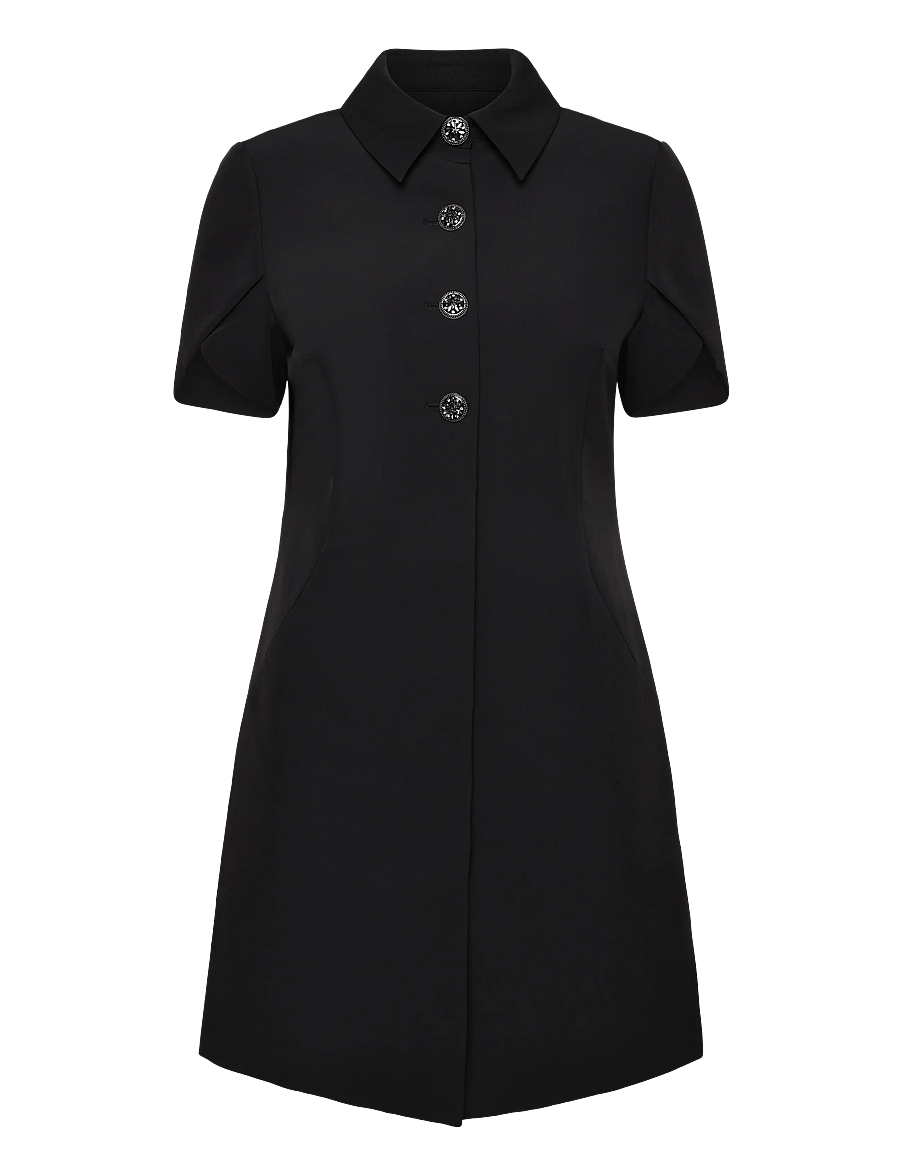 Bruuns Bazaar - RubySusBBZendia dress - festkjoler - black - 0