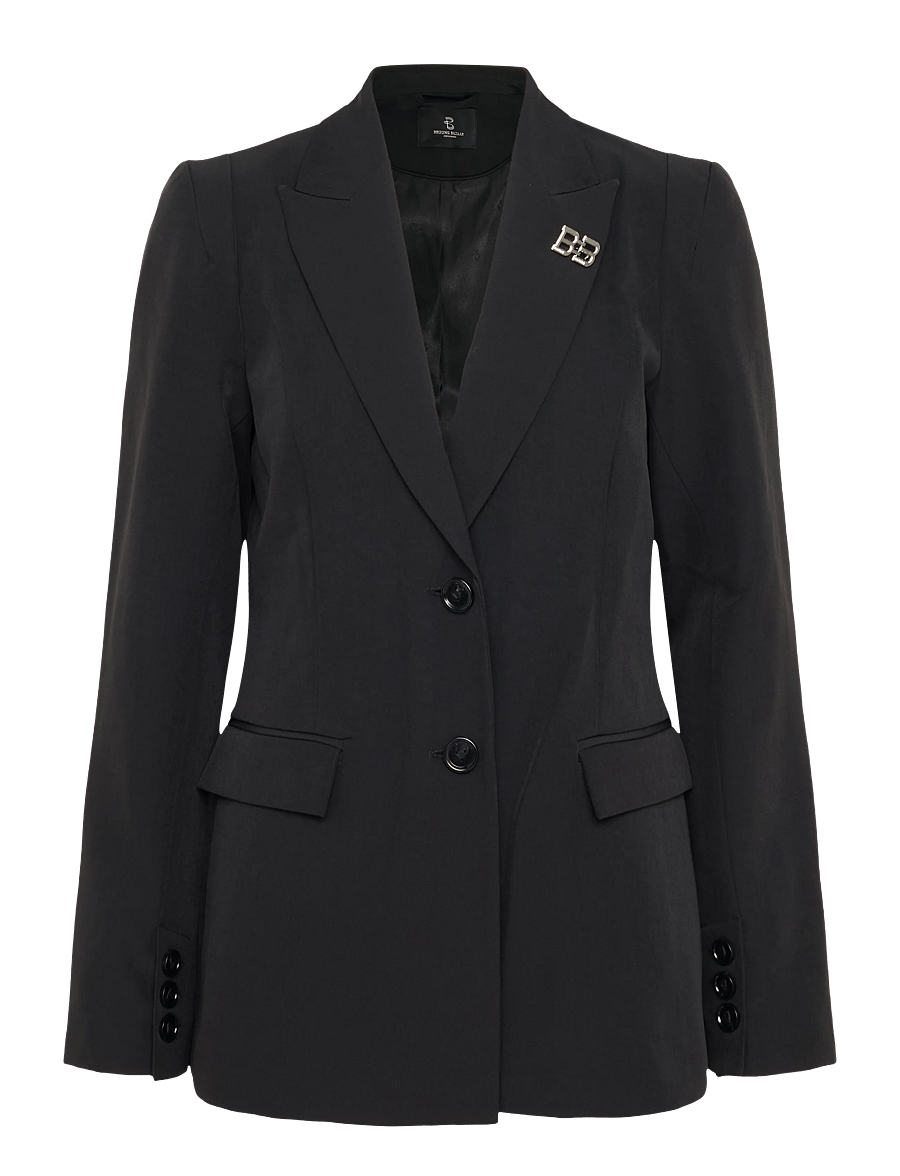 Bruuns Bazaar - RubySusBBSora blazer - zweireihige blazer - black - 0