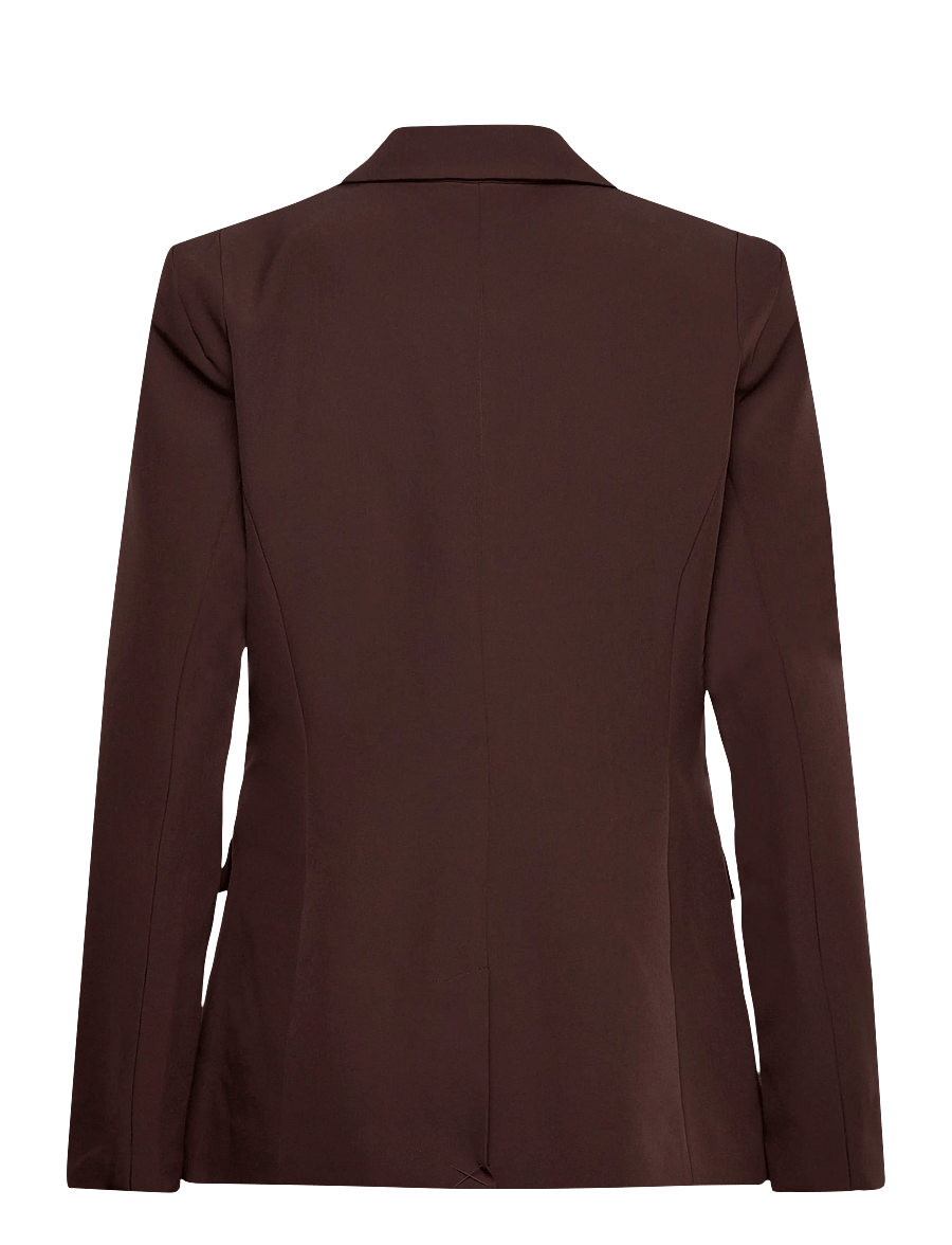 Bruuns Bazaar - RubySusBBSora blazer - zweireihige blazer - dark brown - 1