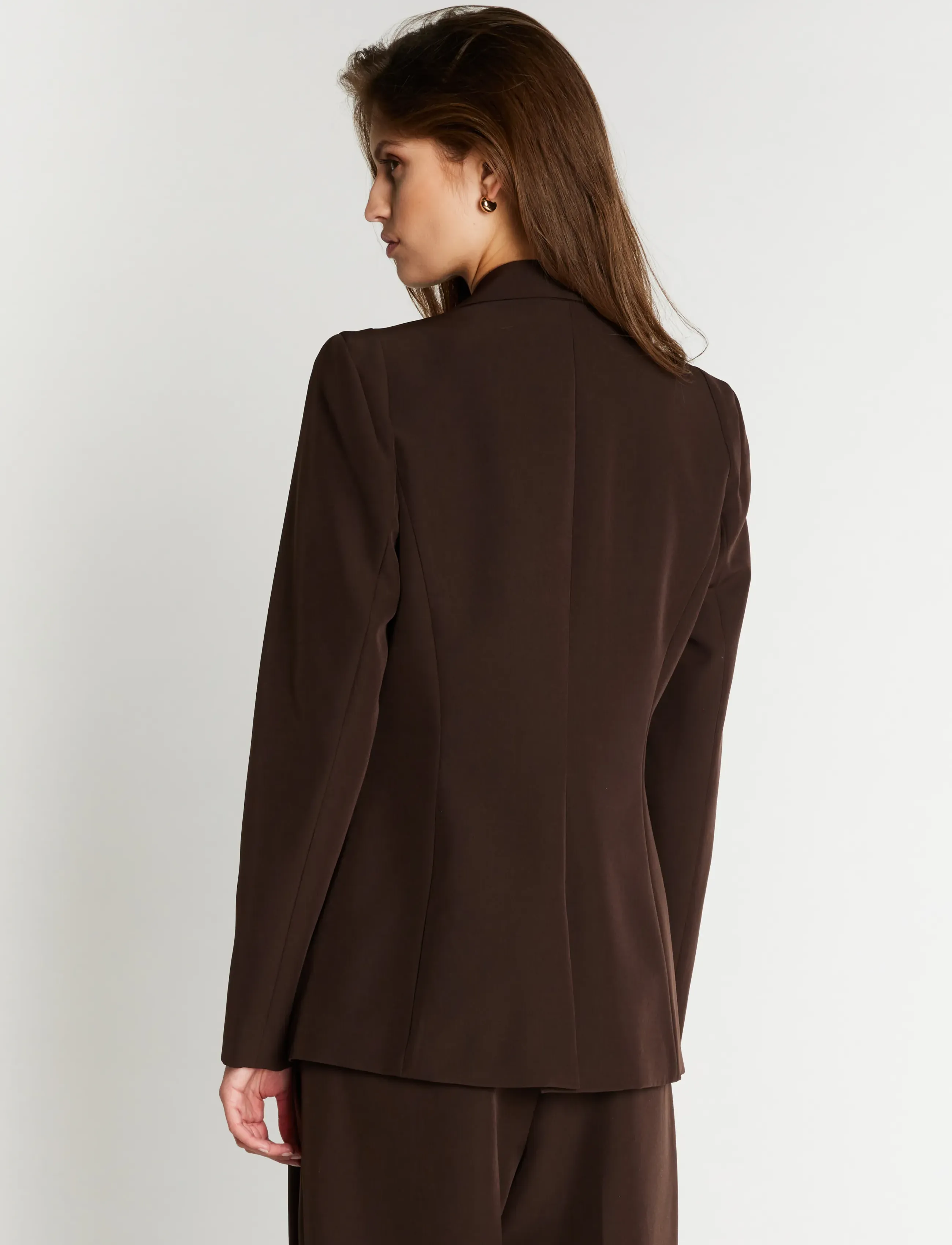 Bruuns Bazaar - RubySusBBSora blazer - party wear at outlet prices - dark brown - 3