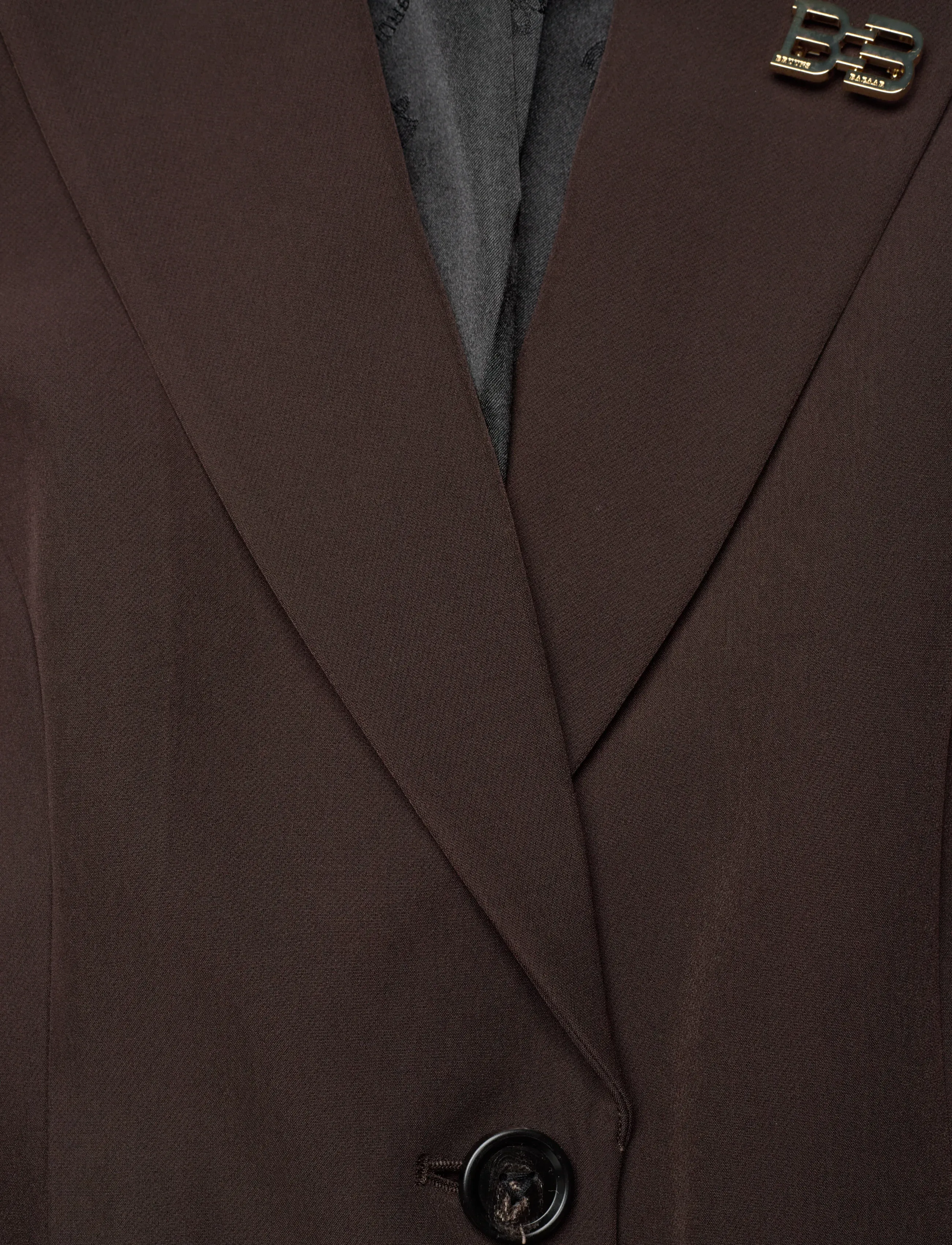 Bruuns Bazaar - RubySusBBSora blazer - zweireihige blazer - dark brown - 2